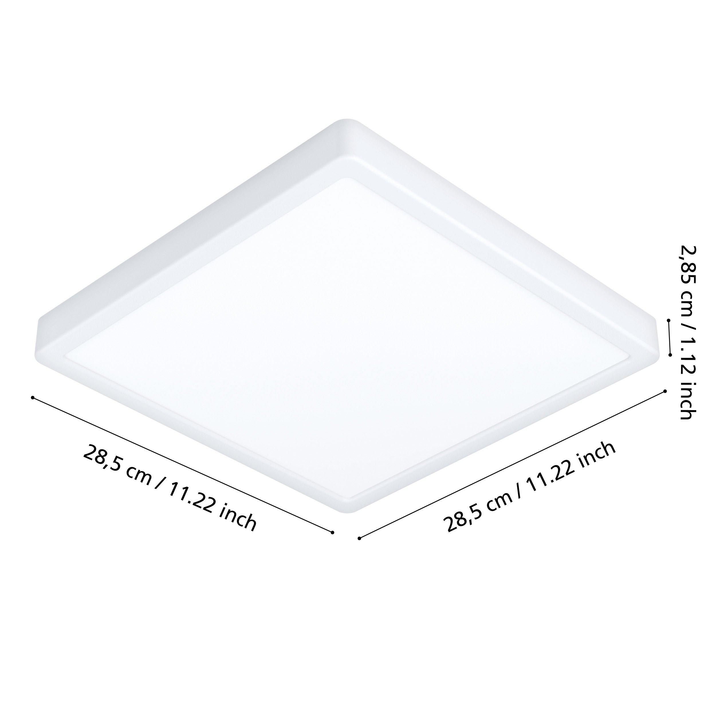 Plafonnier extérieur plastique blanc ARGOLIS 2 LED INT 20,5W