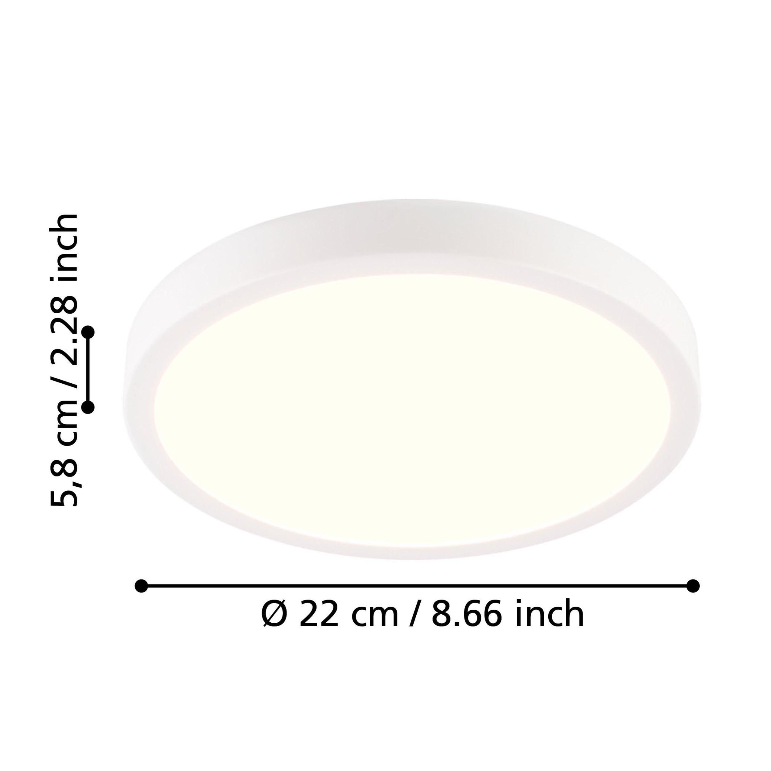 Applique extérieure plastique blanc RONCO LED INT 1X7W