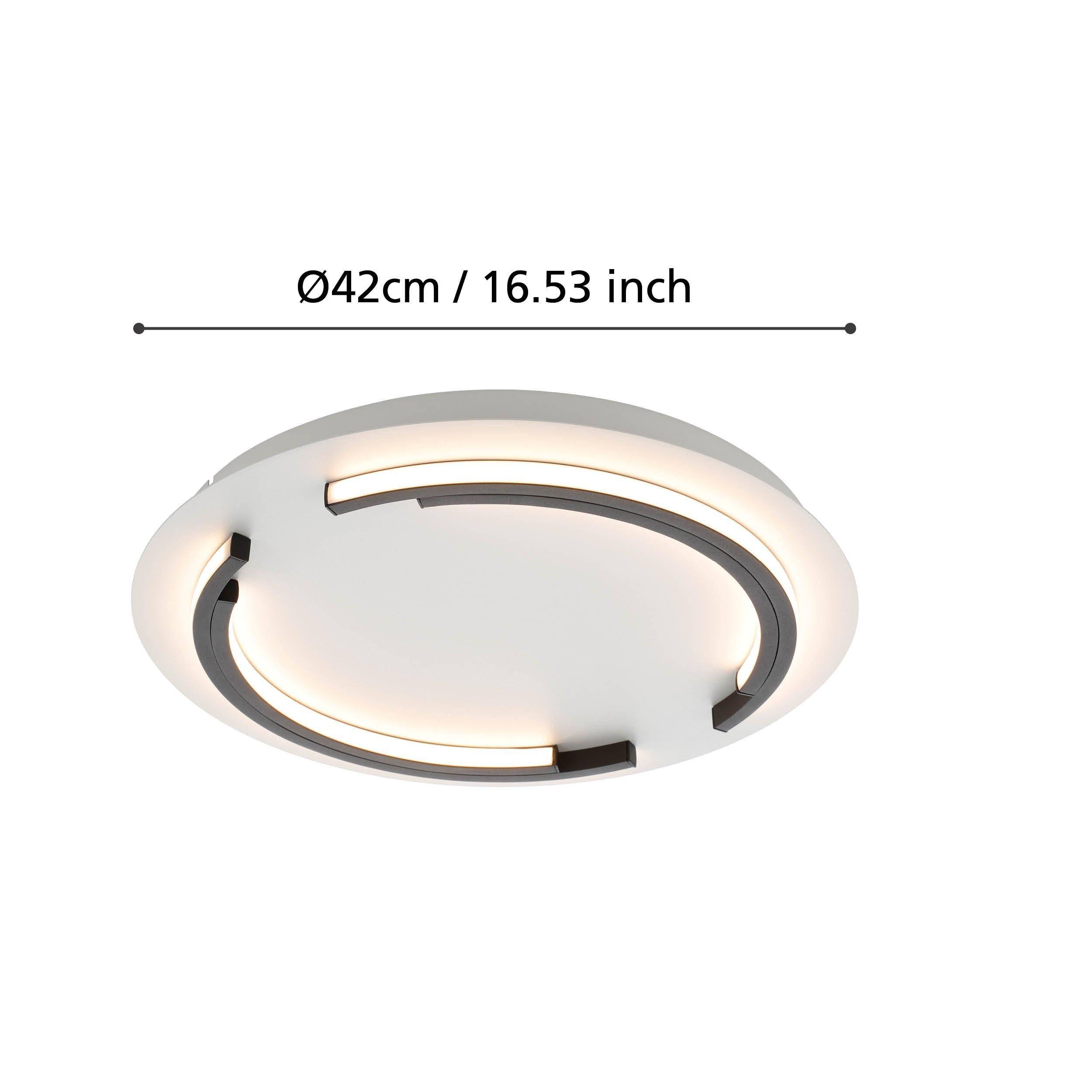 Plafonnier métal blanc ZAMPOTE LED INT 1X25W