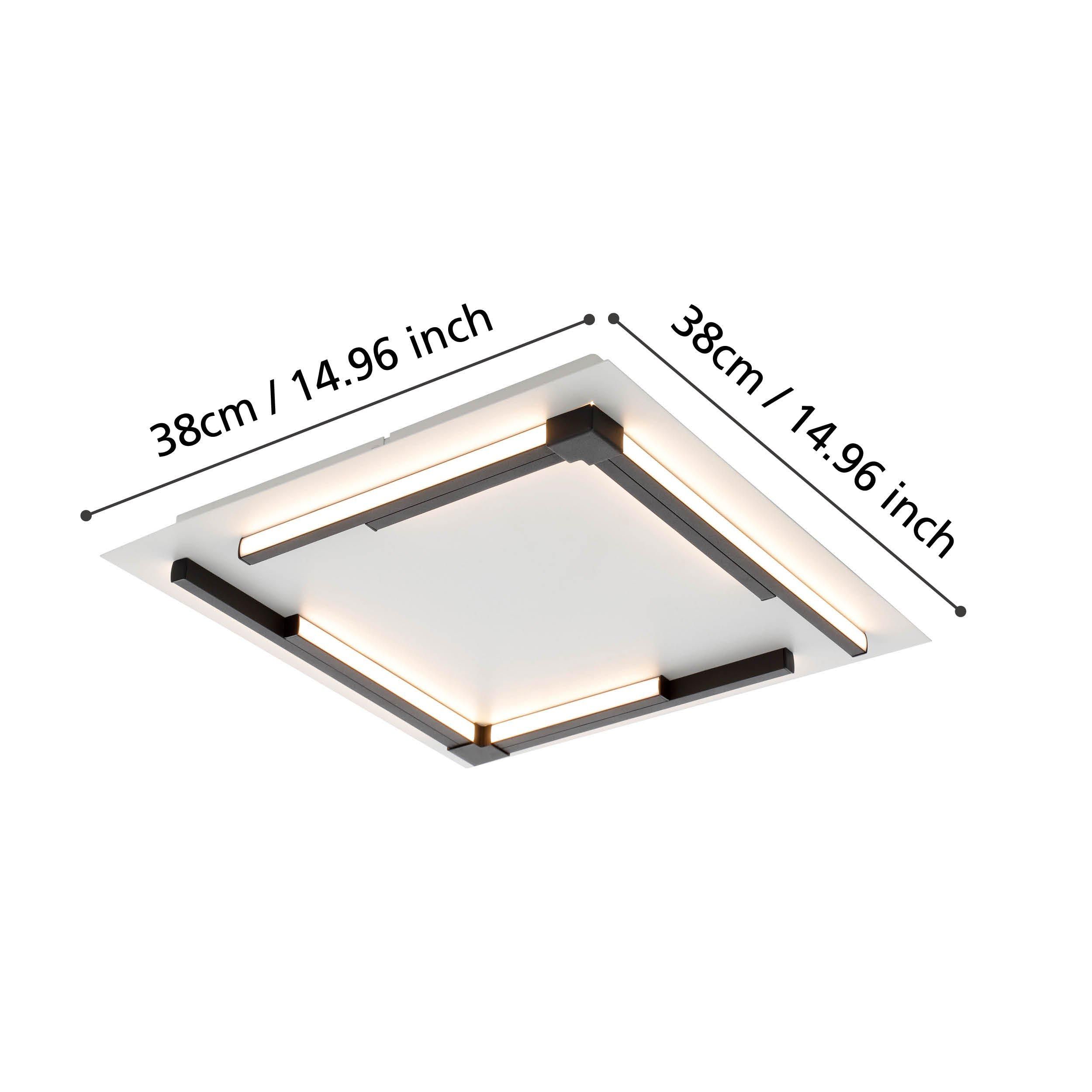 Plafonnier métal blanc ZAMPOTE LED INT 25W