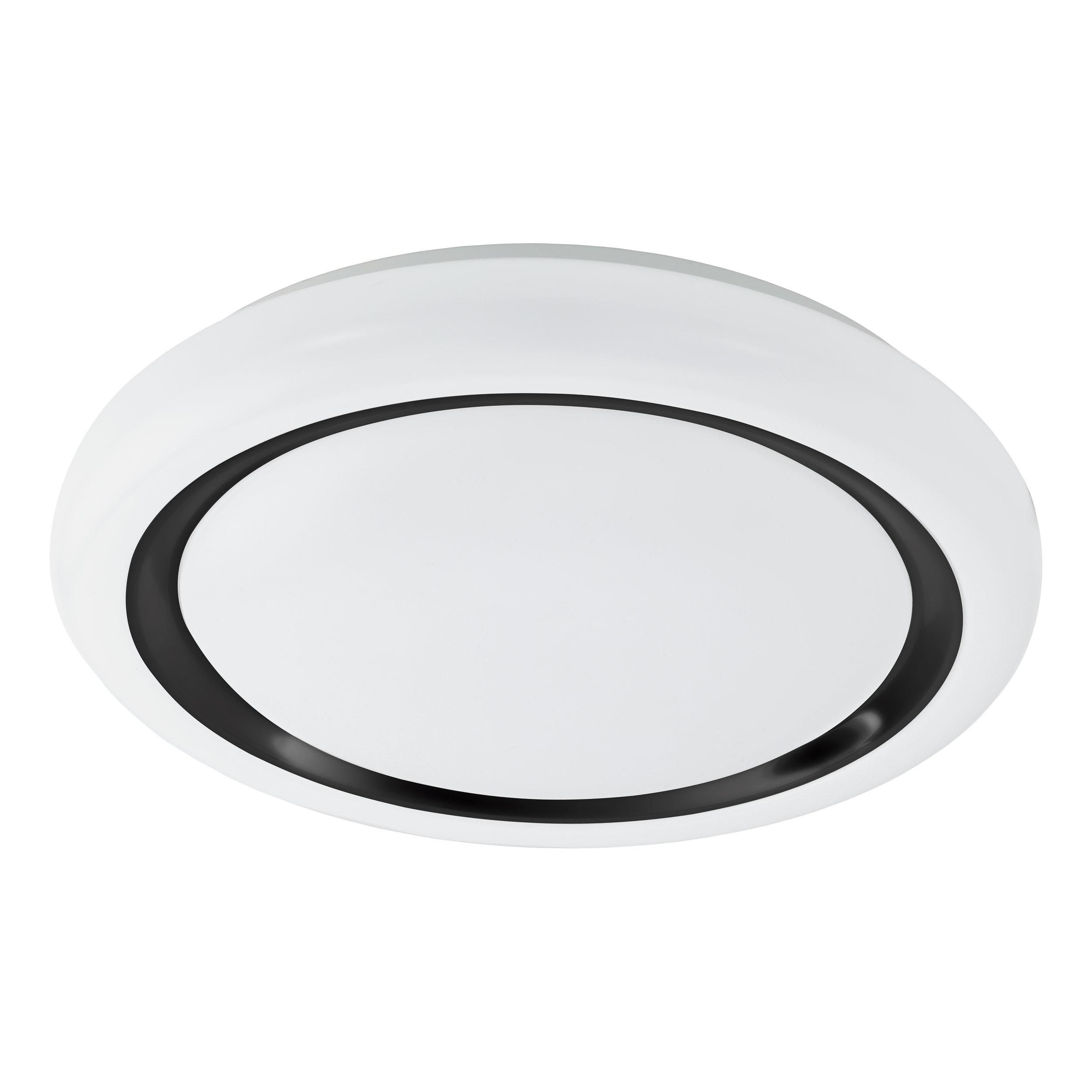 Plafonnier plastique blanc CAPASSO LED INT 4X19,5W