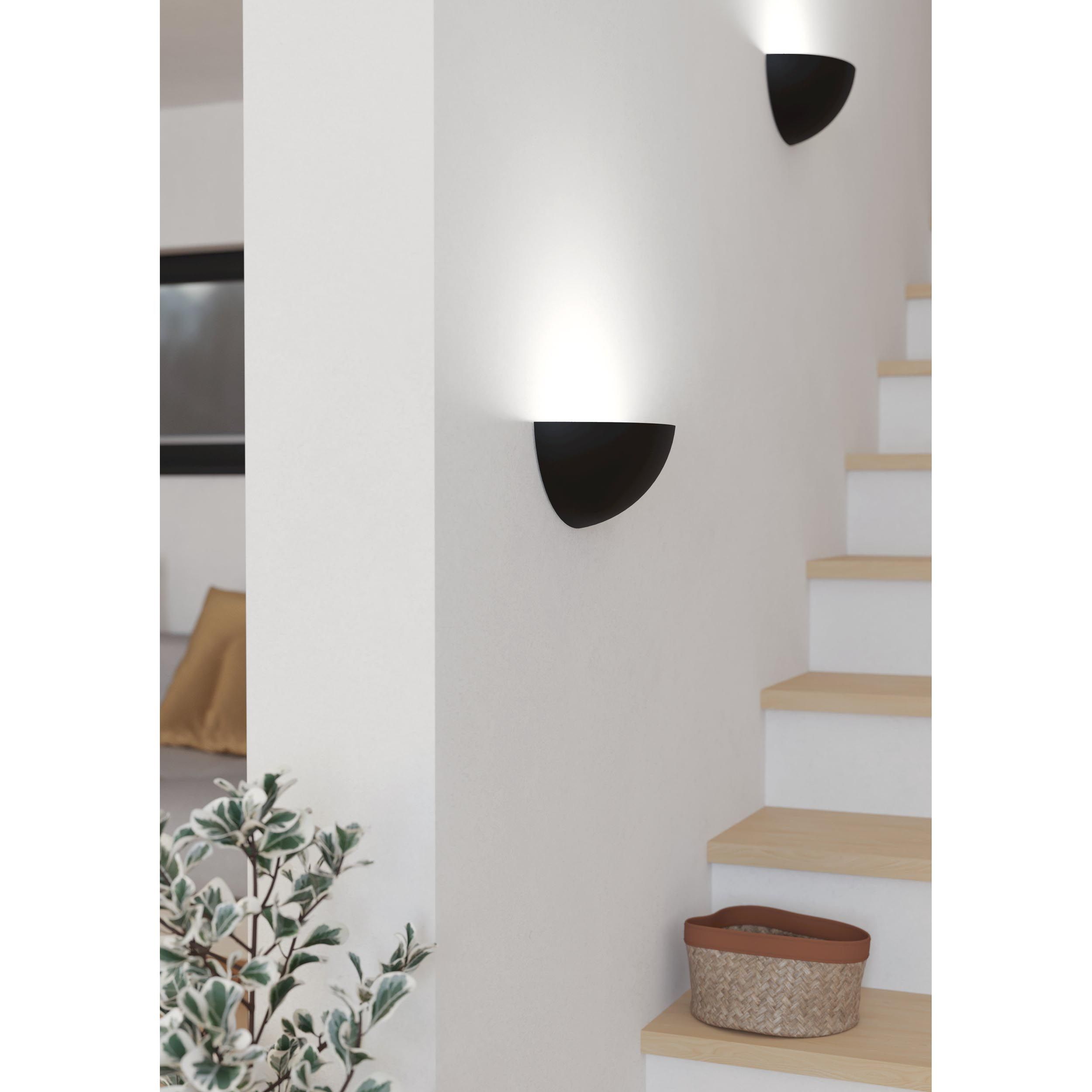 Applique murale métal noir TANURA E27 1X25W