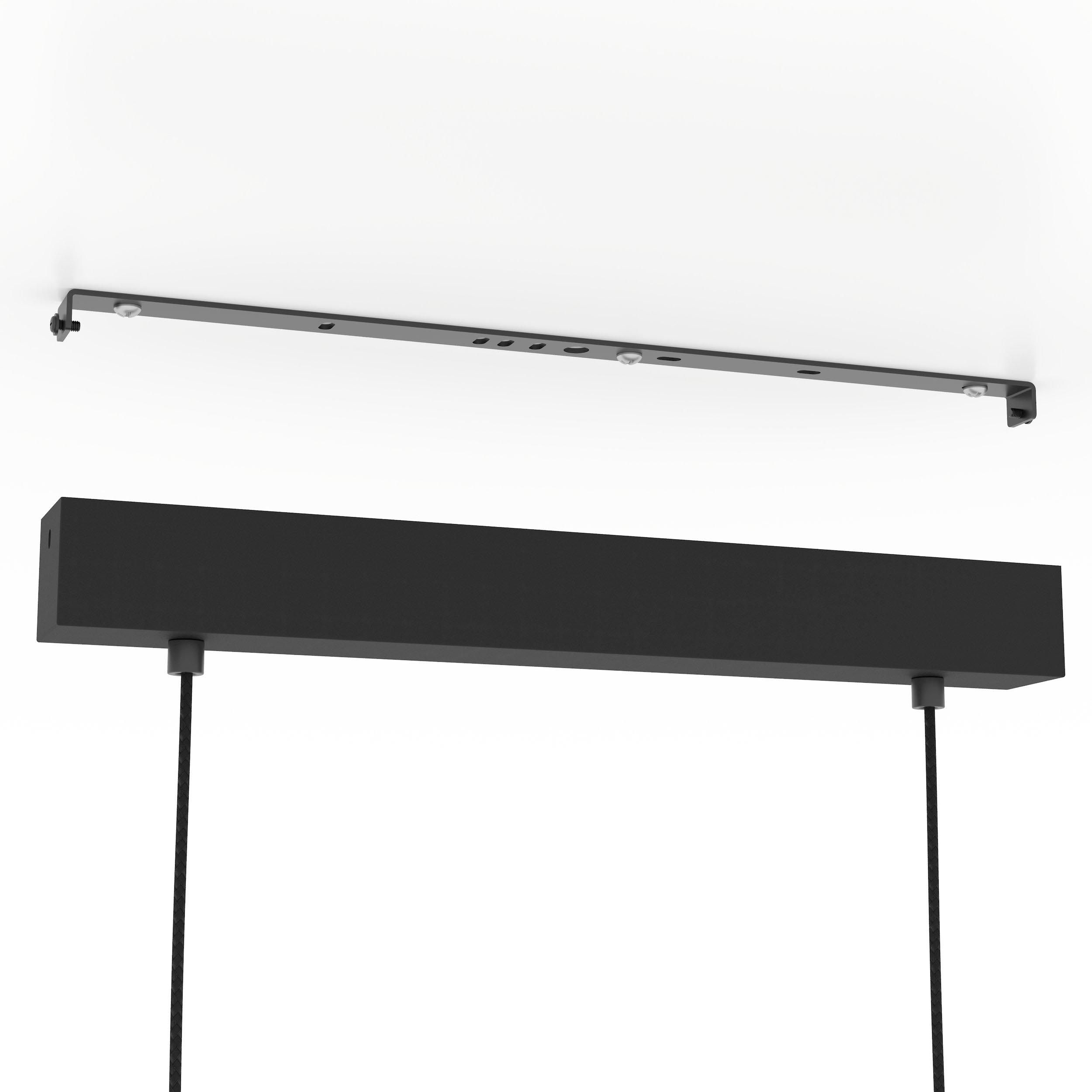 Suspension bois noir LIBERTAD 1 E27 3X40W