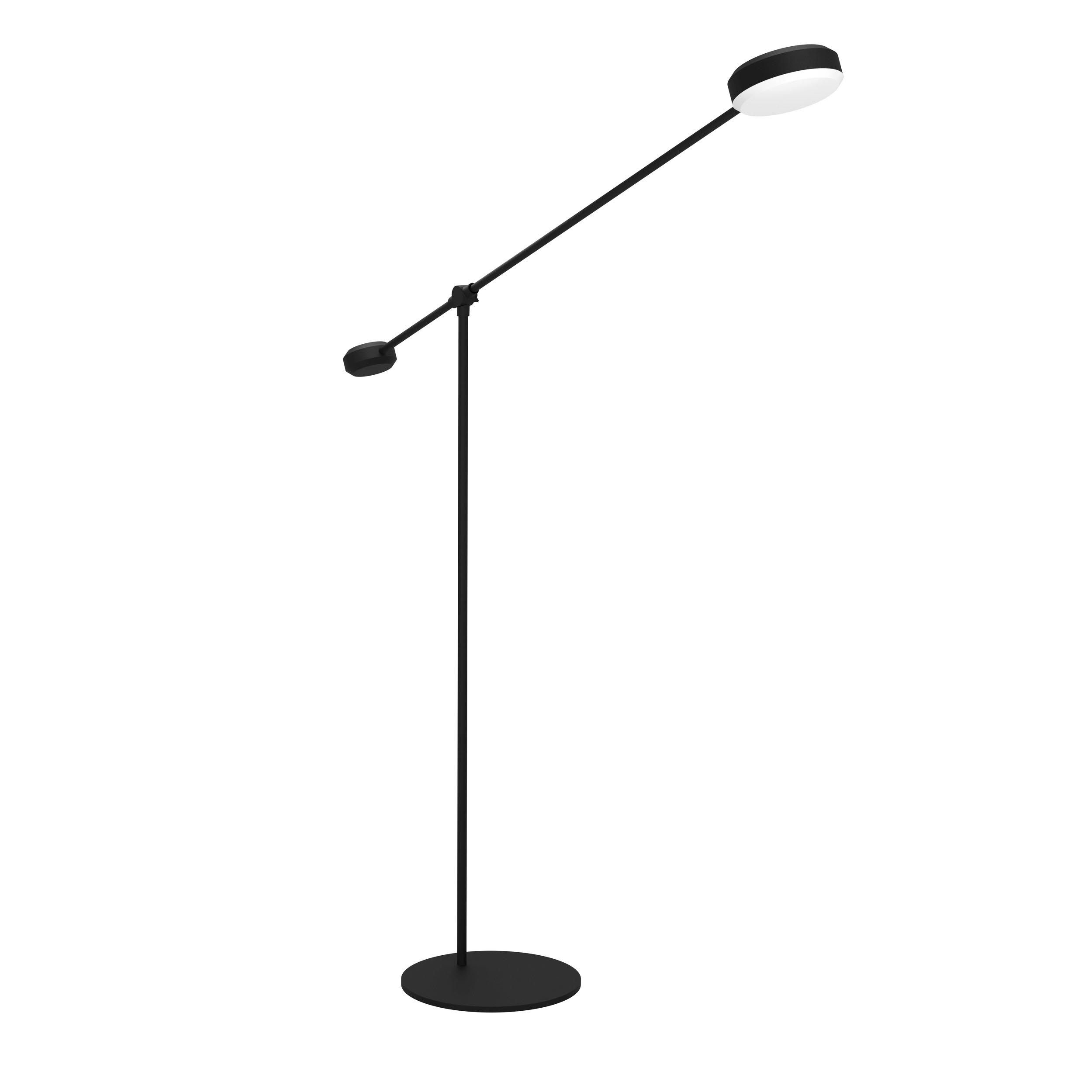 Lampadaire métal noir CLAVELLINA LED INT 24W