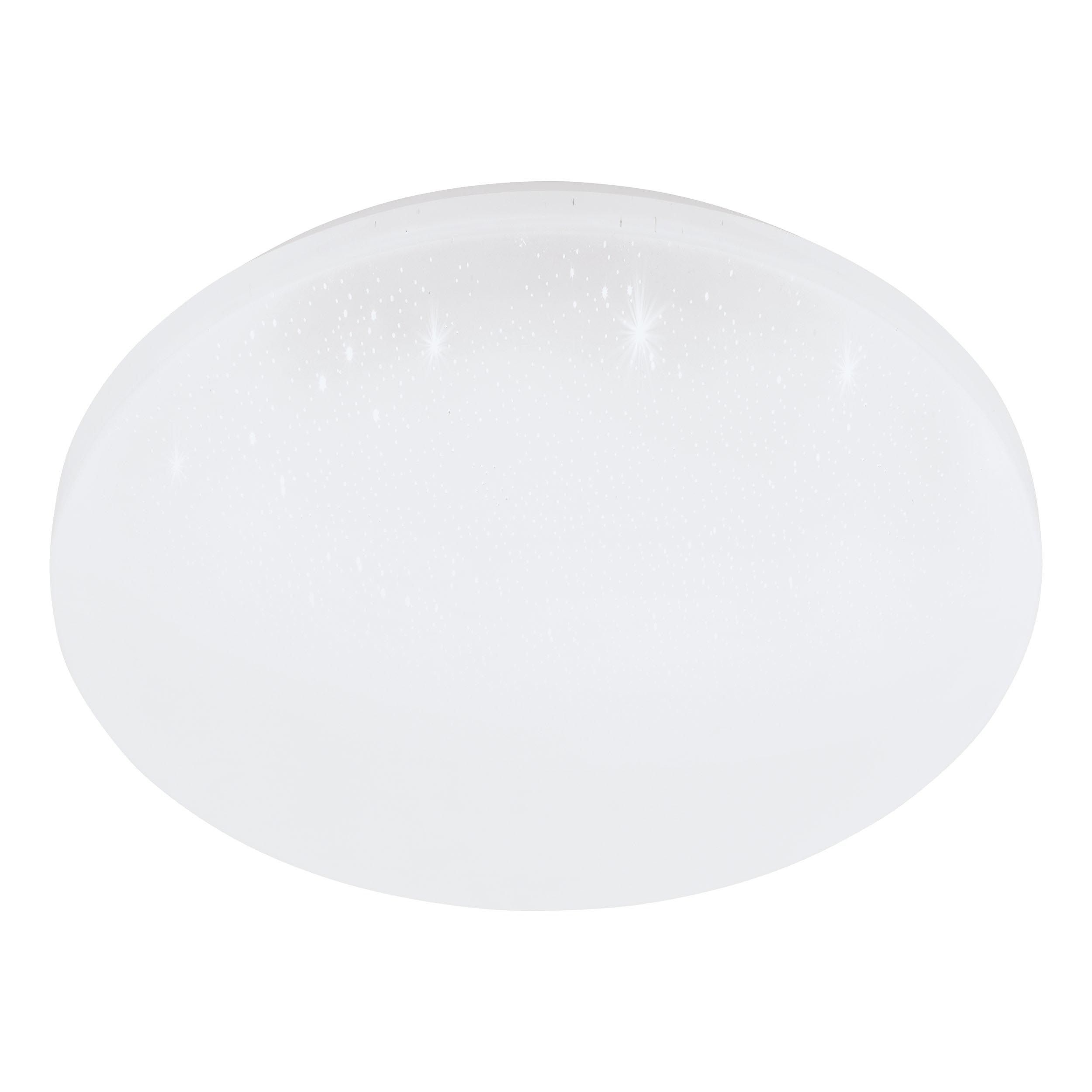 Plafonnier en plastique blanc FRANIA-S D31CM led intégrée18W