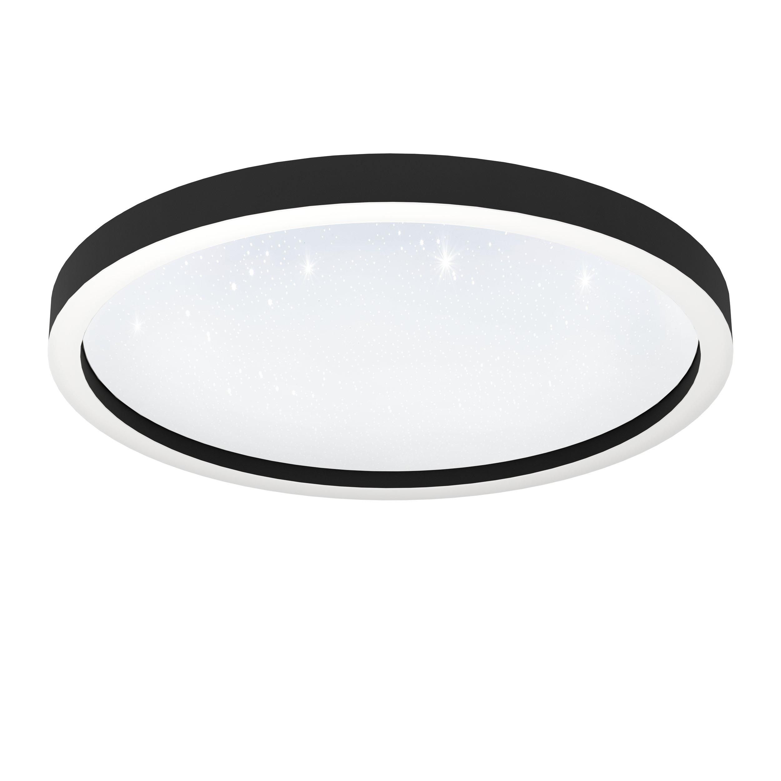 Plafonnier plastique noir MONTEMORELOS-Z LED INT 1X34,5W