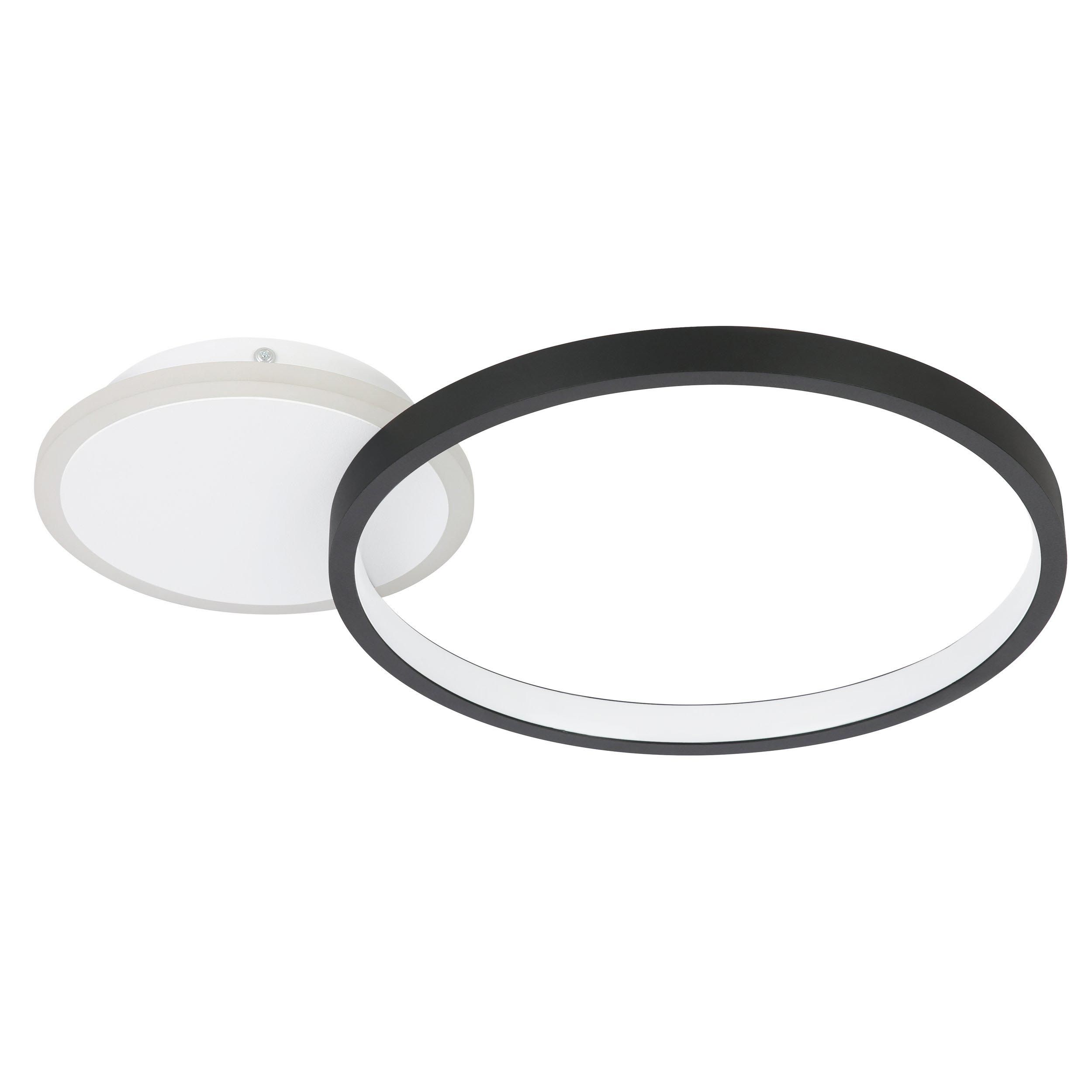 Plafonnier métal noir GAFARES LED INT 1X15W