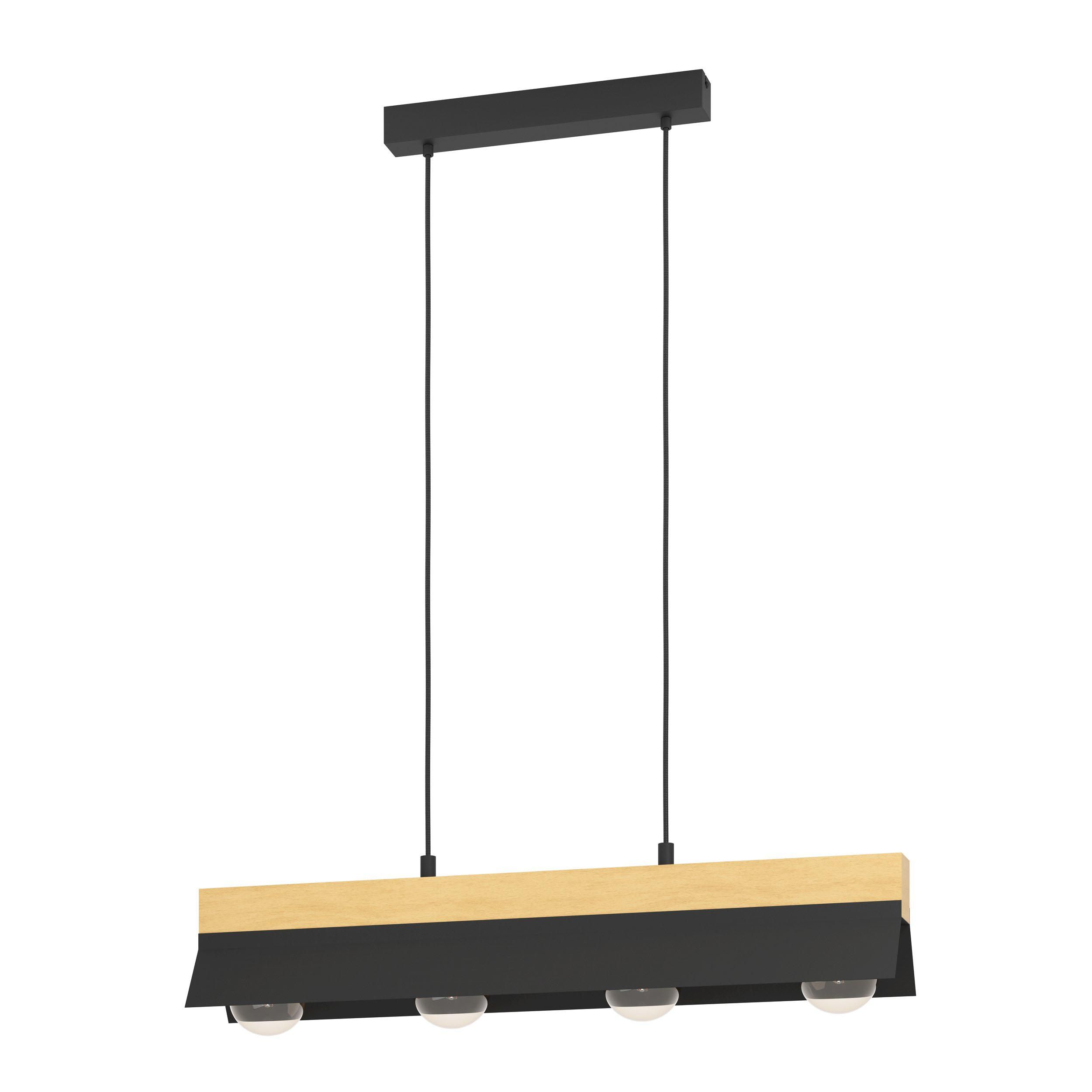 Suspension métal noir TARRAFO E27 4X40W