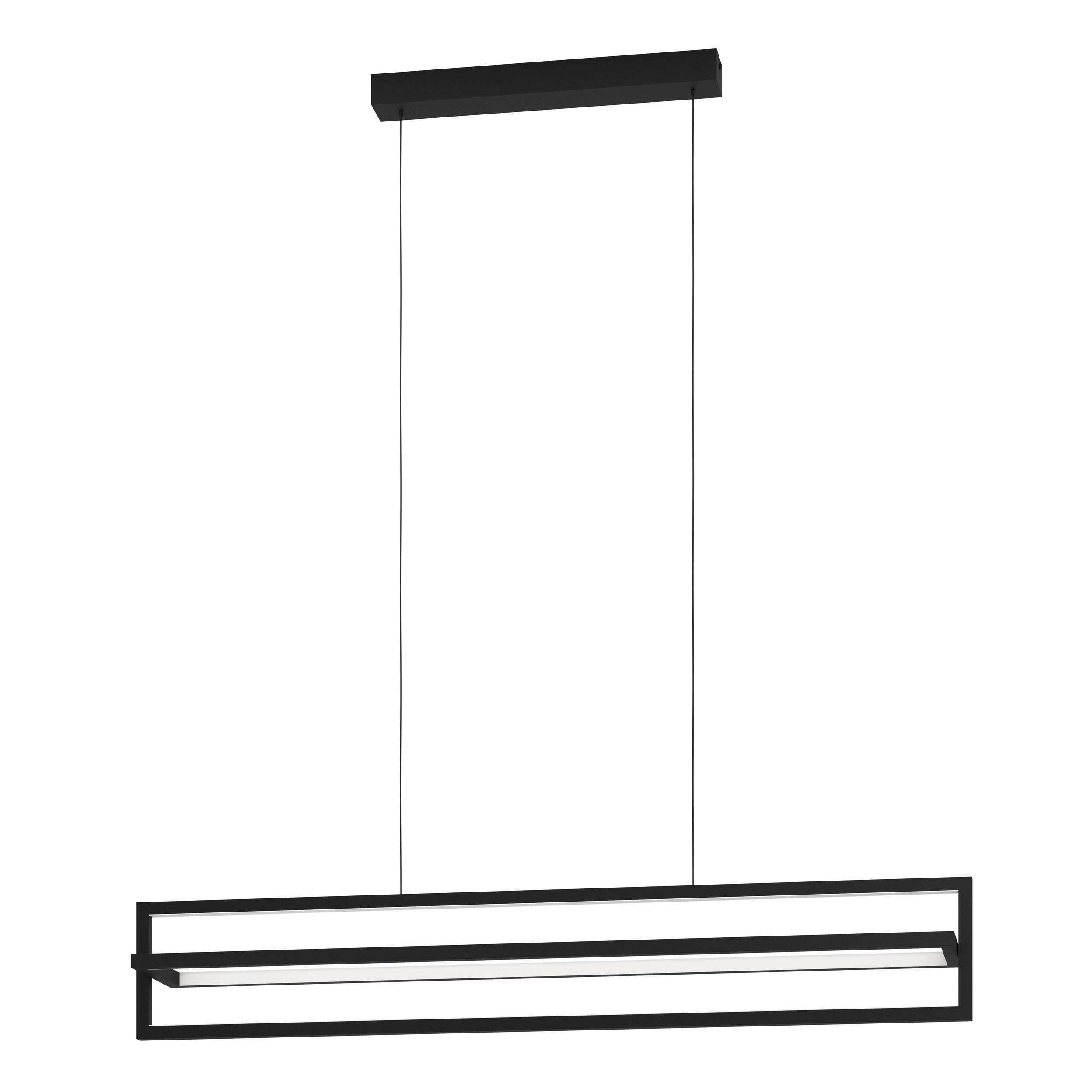 Suspension métal noir SIBERIA LED INT 3X34W