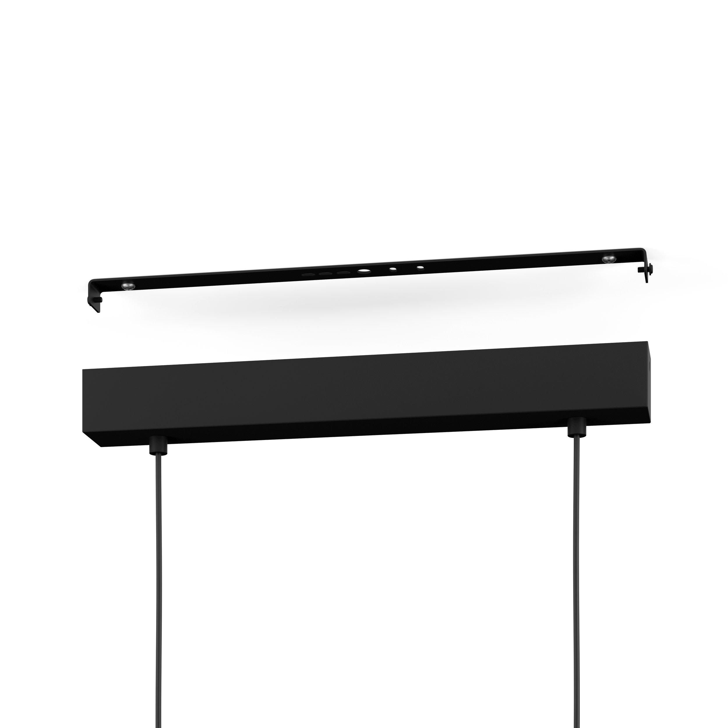 Suspension métal noir SIBERIA LED INT 3X34W