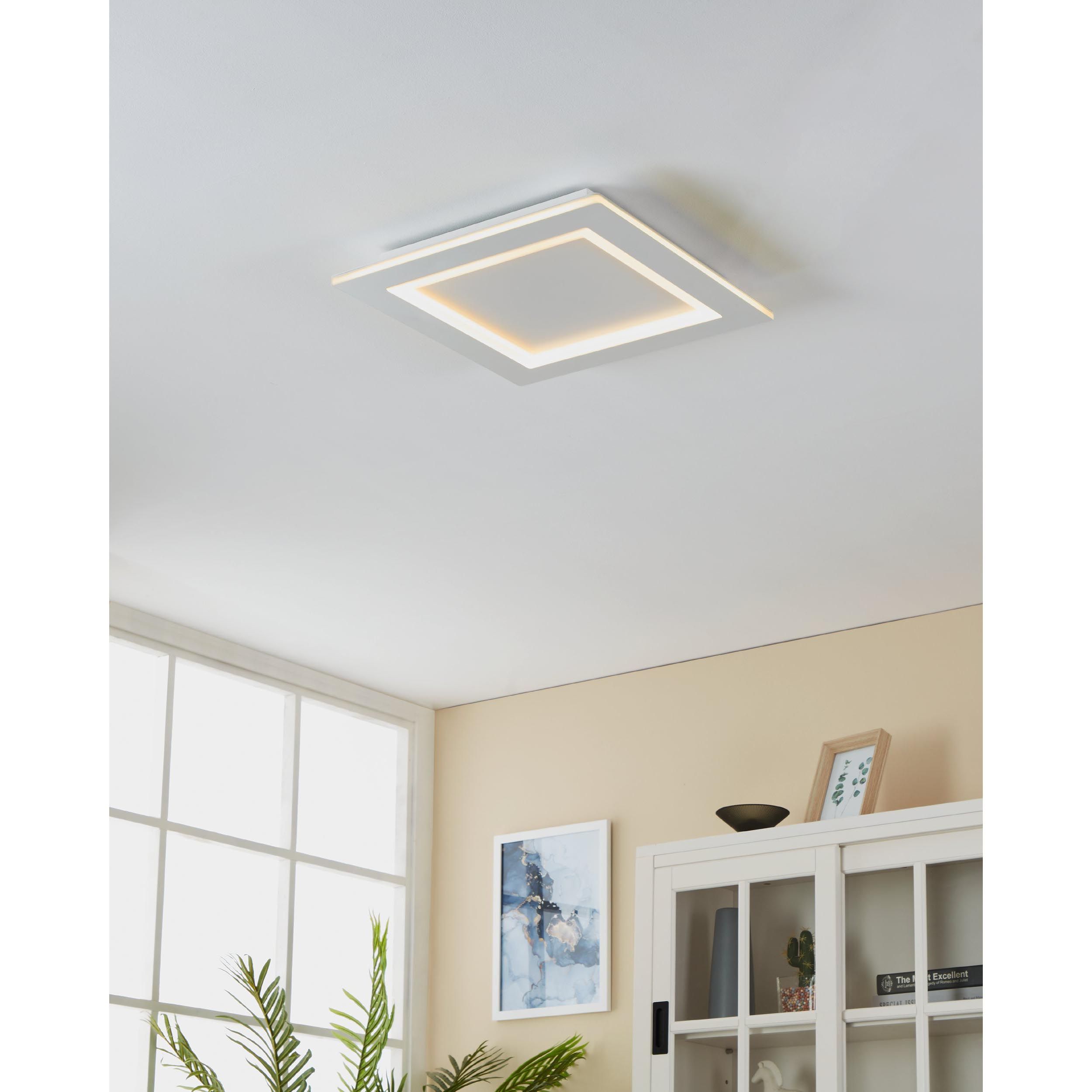 Plafonnier métal blanc PADROGIANO-Z LED INT 2X27,9W