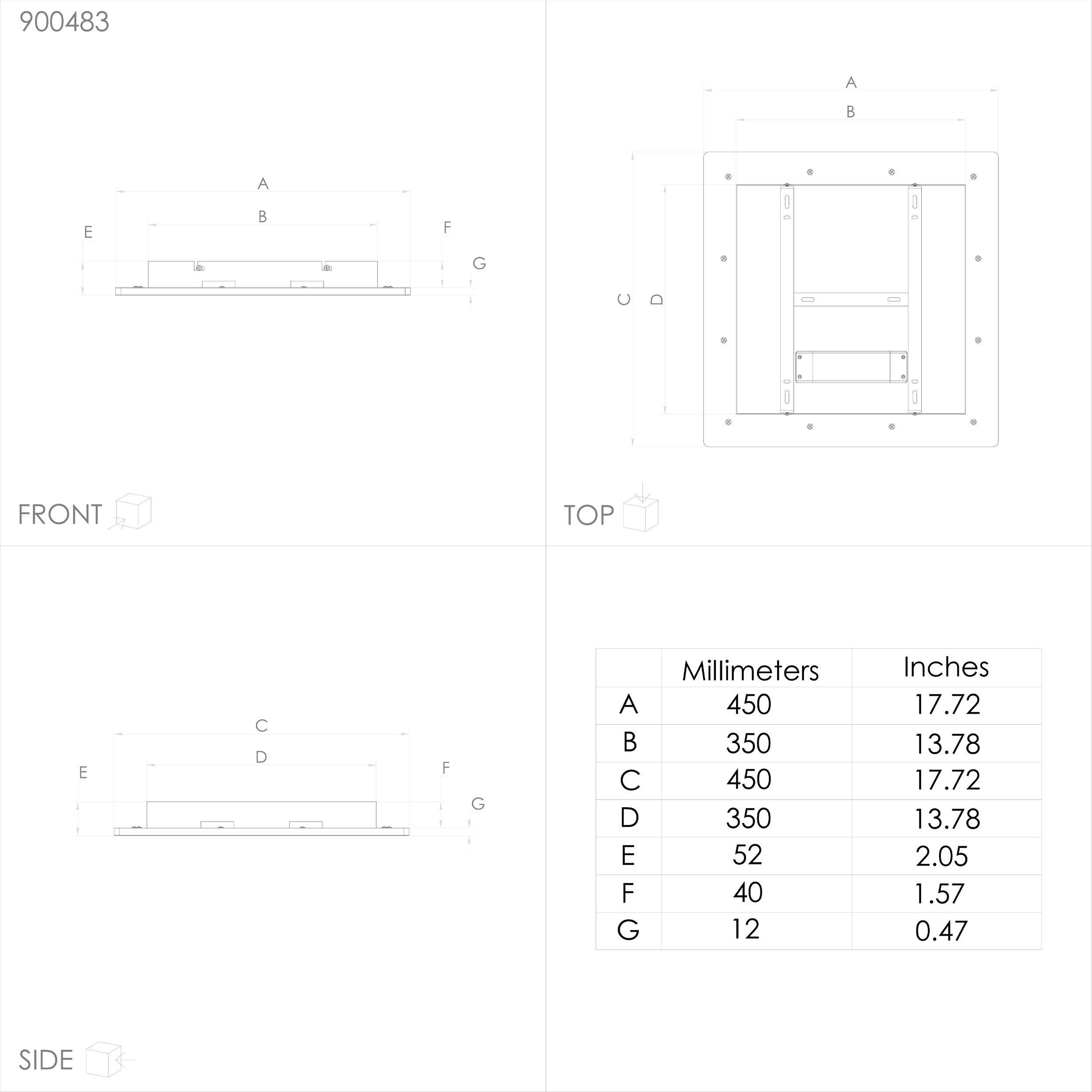 Plafonnier métal blanc PADROGIANO-Z LED INT 2X27,9W