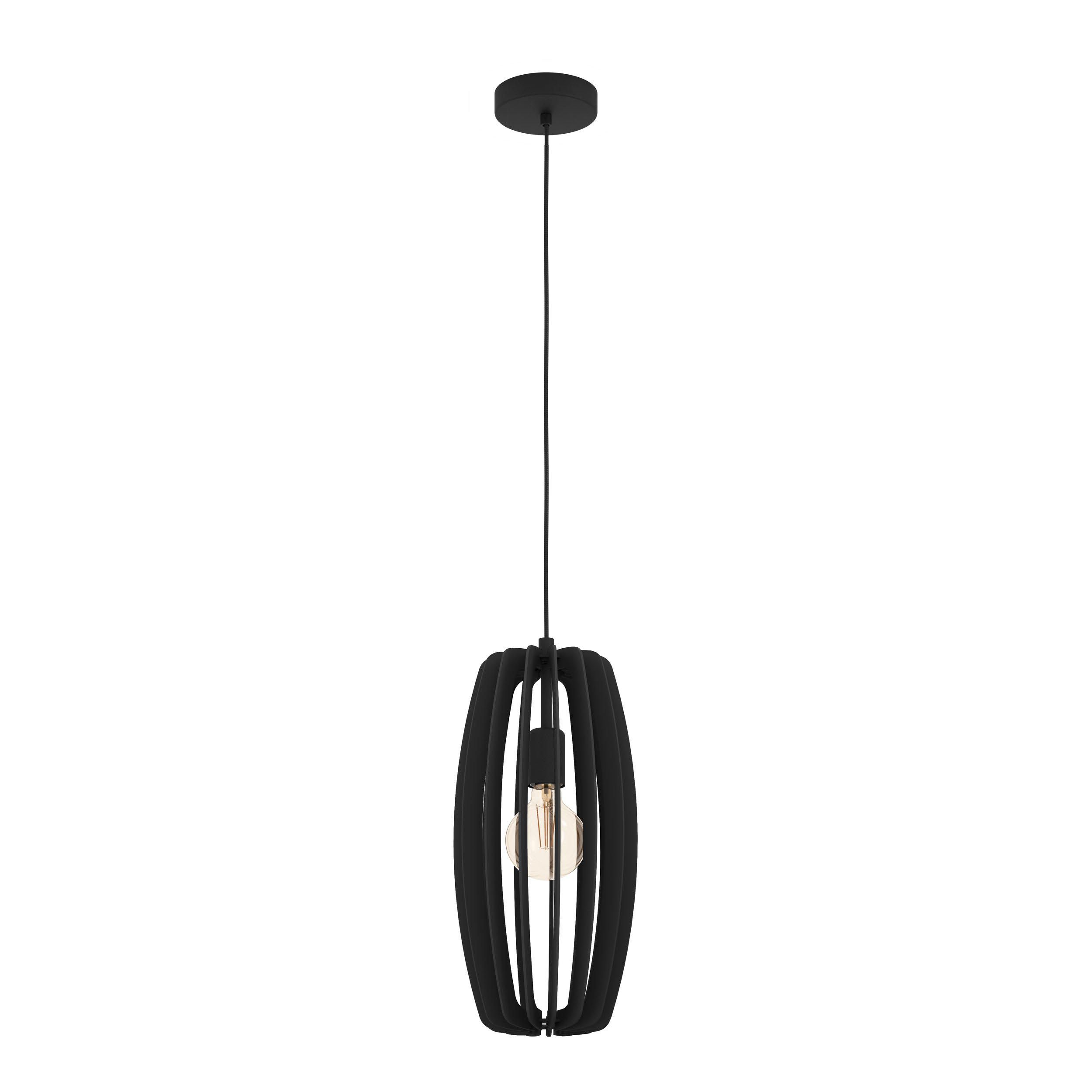 Suspension bois noir BAJAZZARA E27 1X40W