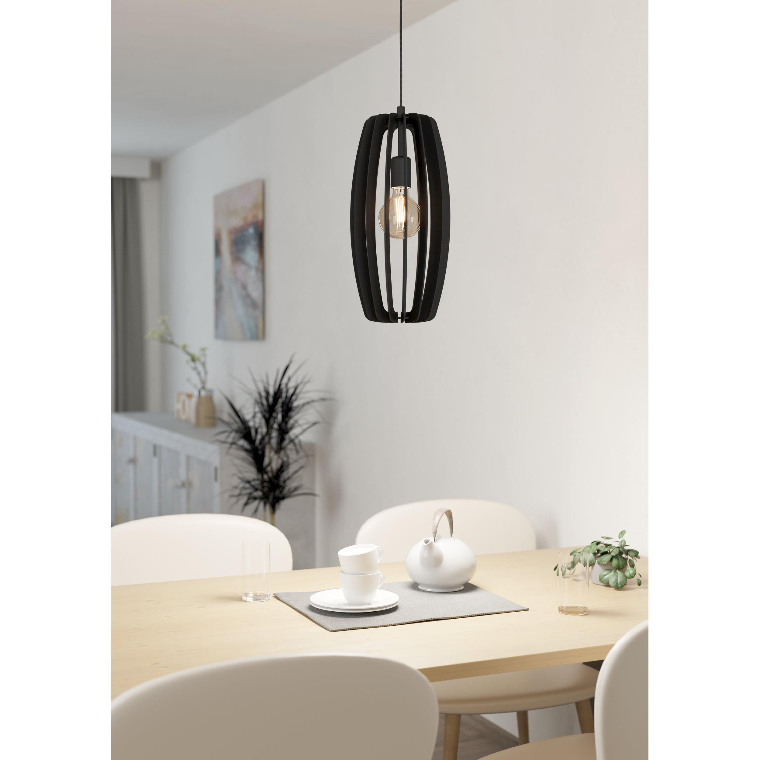 Suspension bois noir BAJAZZARA E27 1X40W