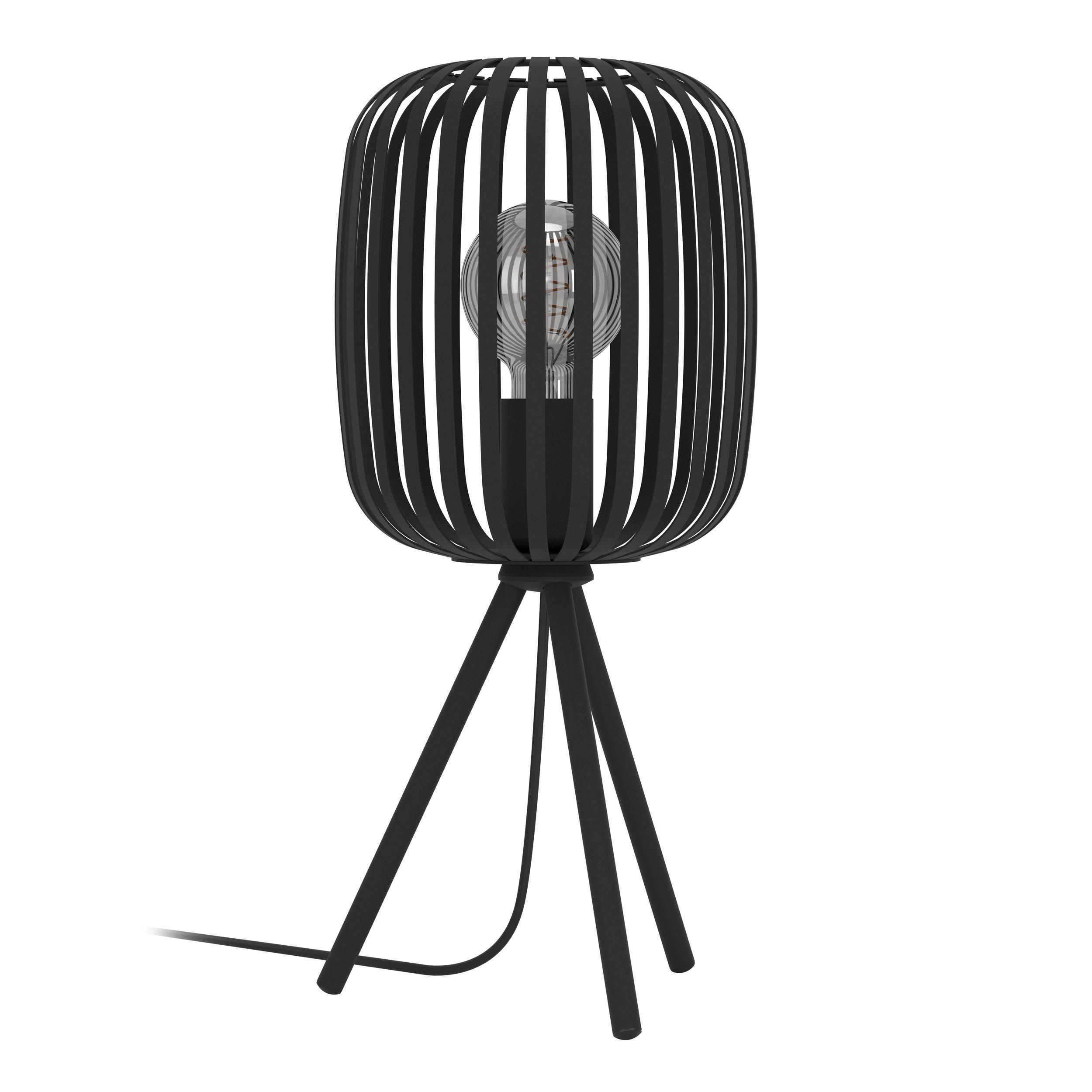 Lampe de table métal noir ROMAZZINA E27 1X40W