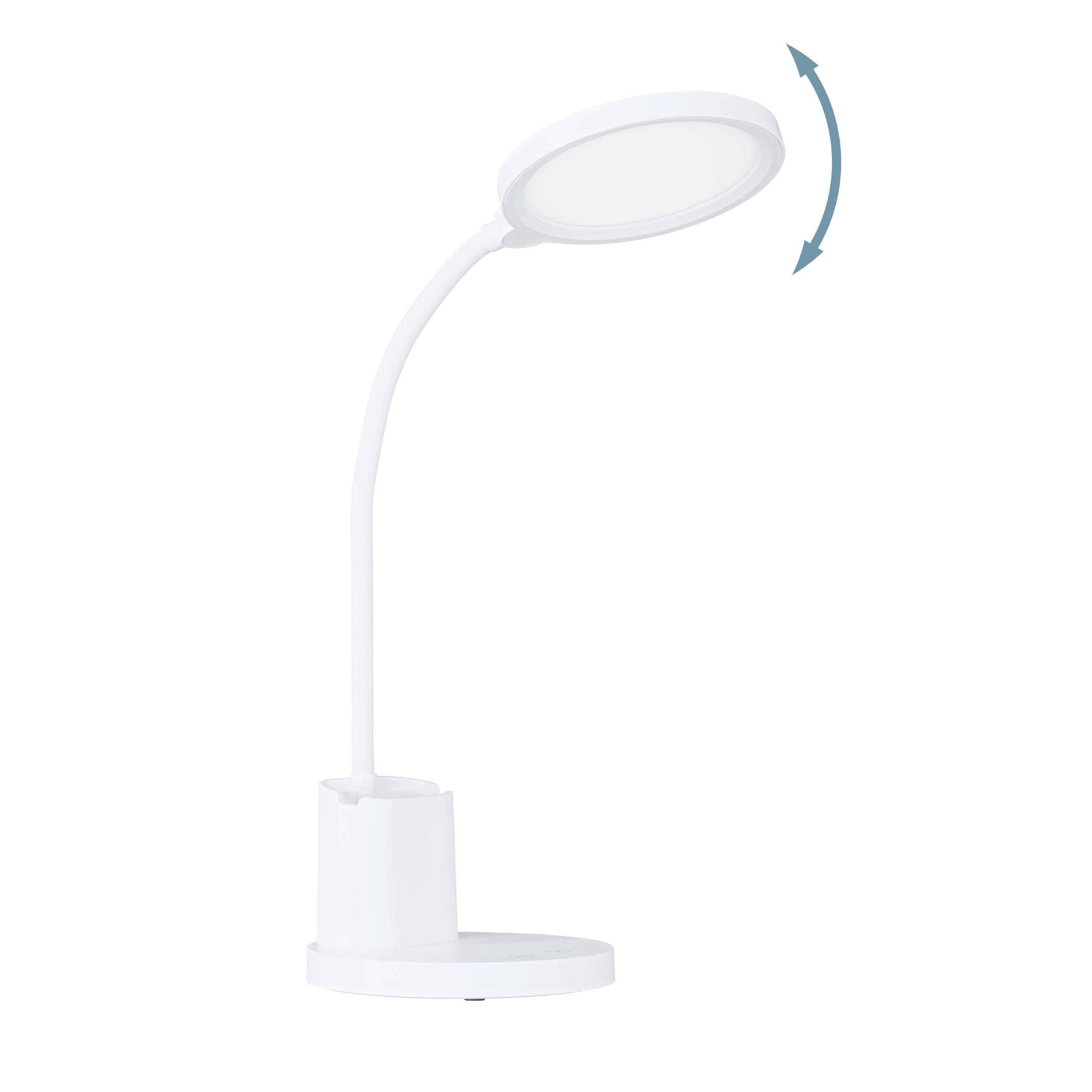 Lampe de bureau plastique blanc BROLINI LED INT 1X2,1W