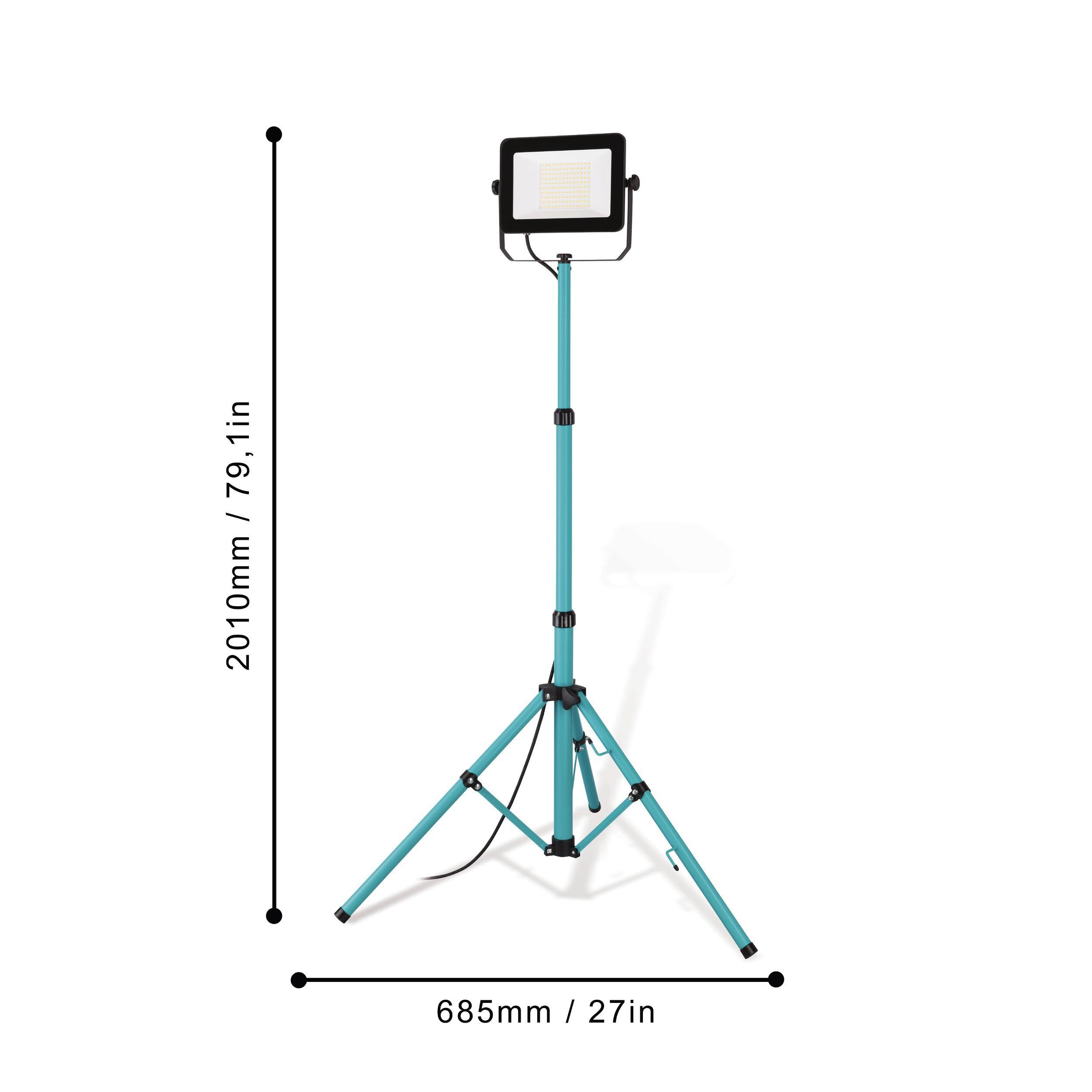 Projecteur extérieur noir AVELAR LED INT 100W