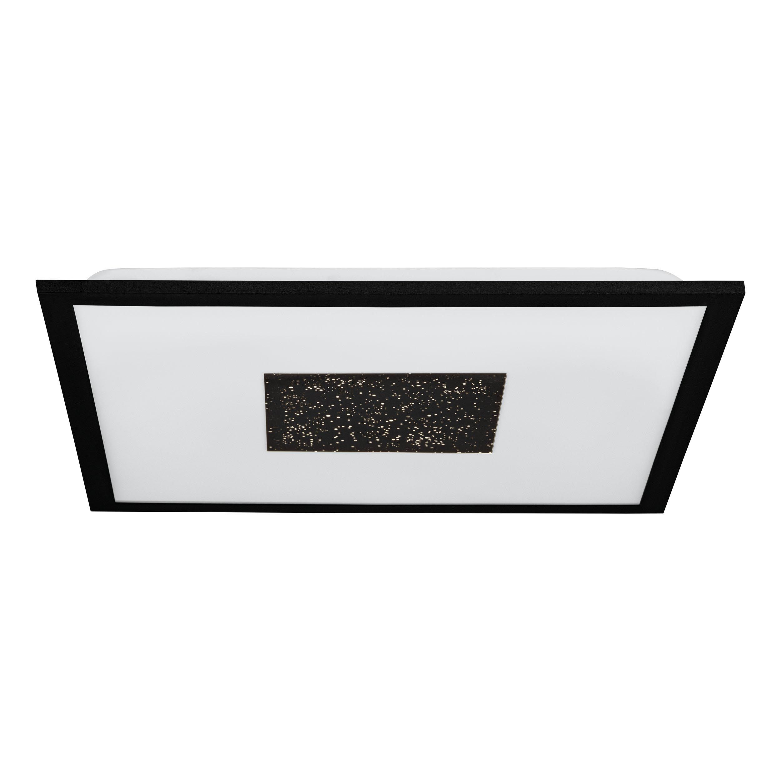 Plafonnier plastique noir MARMORATA LED INT 1X19W