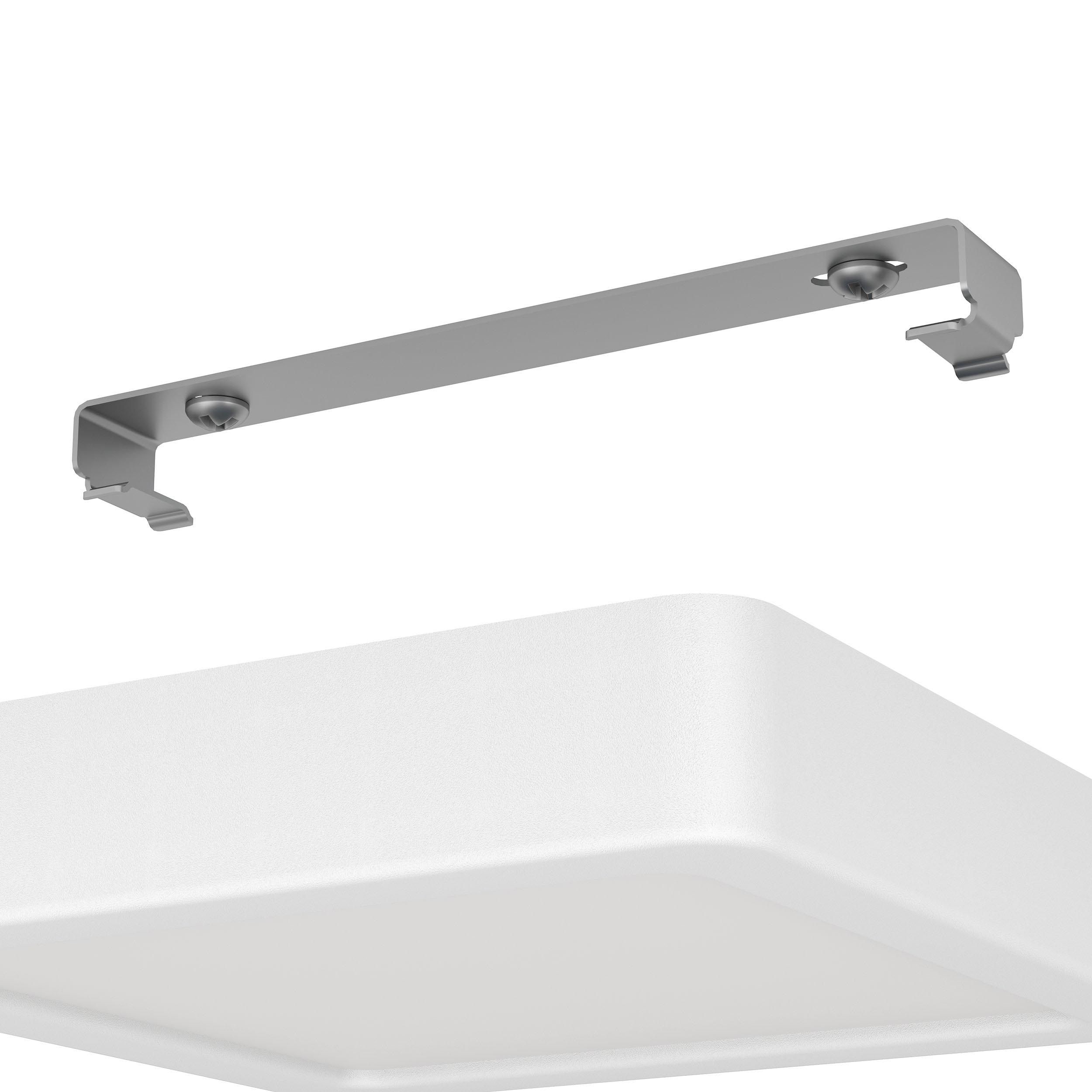 Plafonnier plastique blanc FUEVA 5 16X16CM LED INT 1X11W