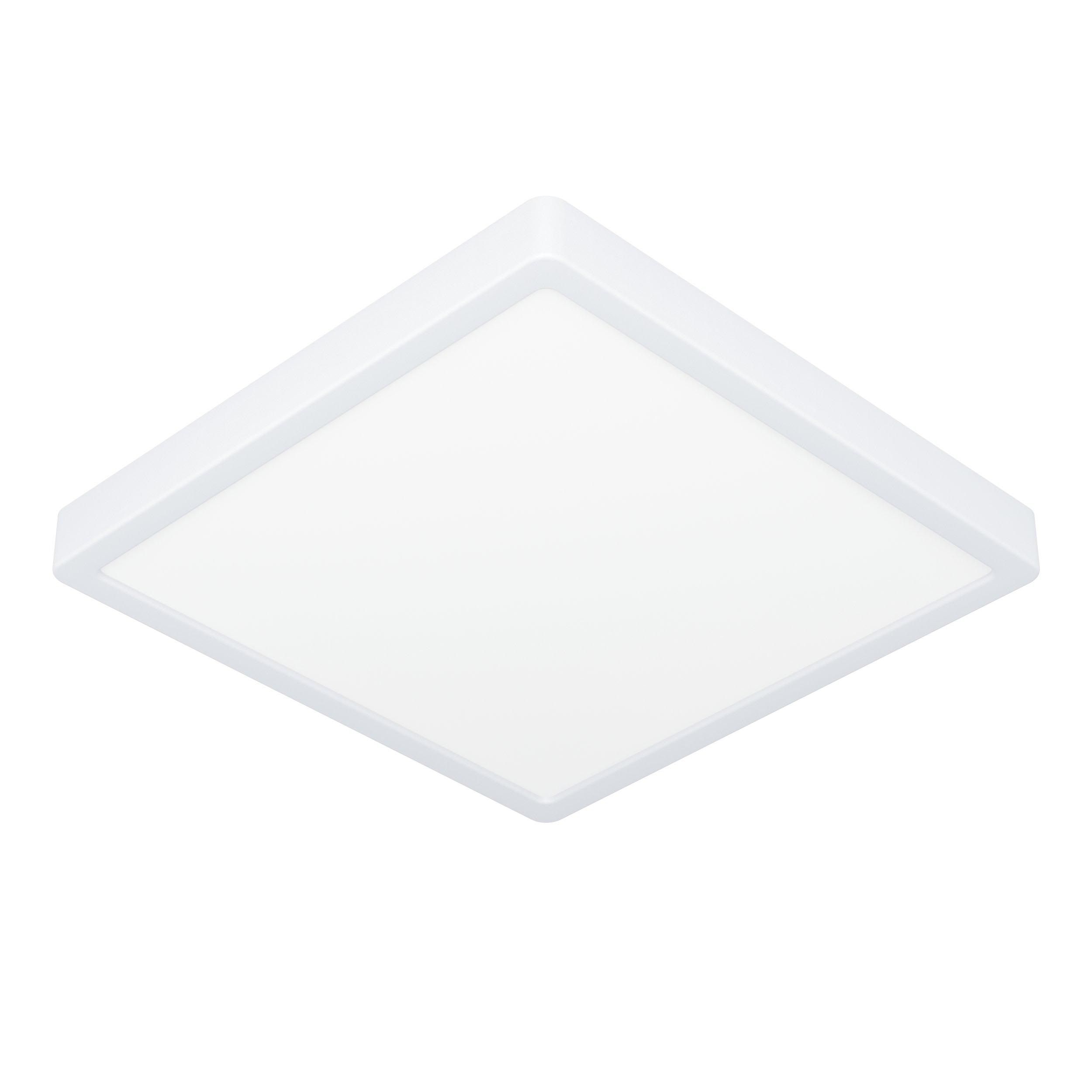 Plafonnier plastique blanc FUEVA 5 28,5X29CM LED INT 17X20,5W