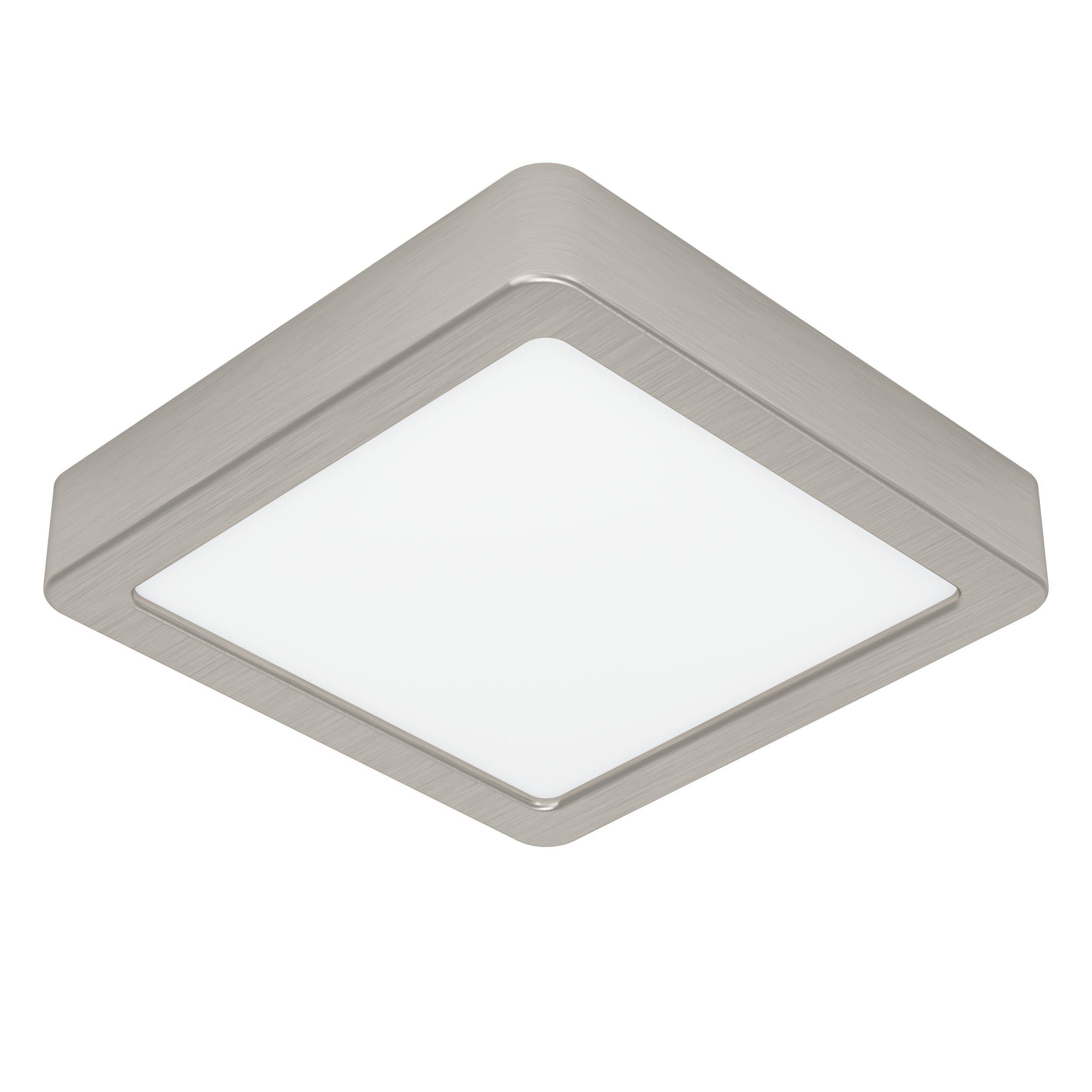 Plafonnier plastique argenté FUEVA 5 LED INT 10X11W