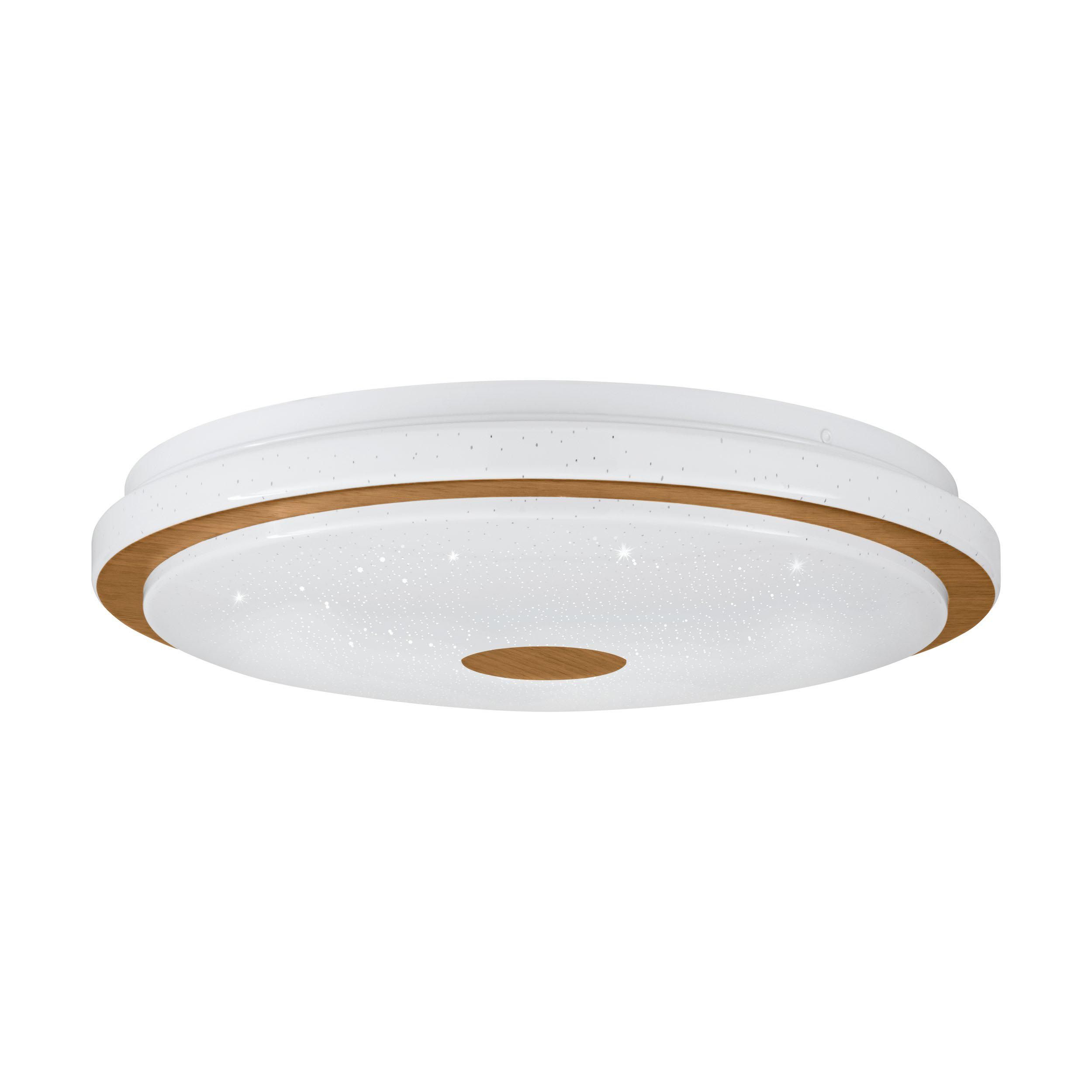 Plafonnier plastique blanc LANCIANO 1 LED INT 12X24W