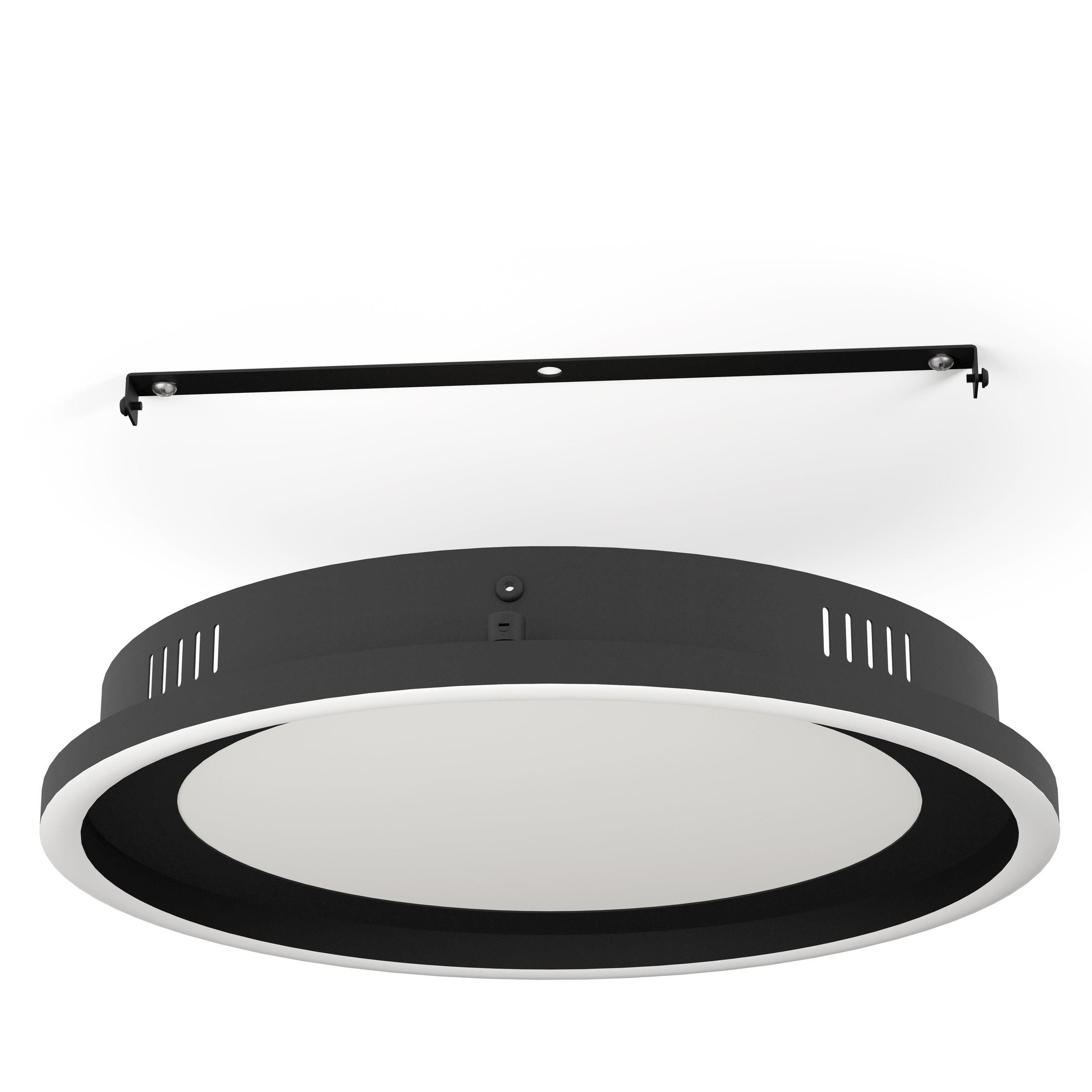 Plafonnier métal noir CALAGRANO LED INT 11,5W