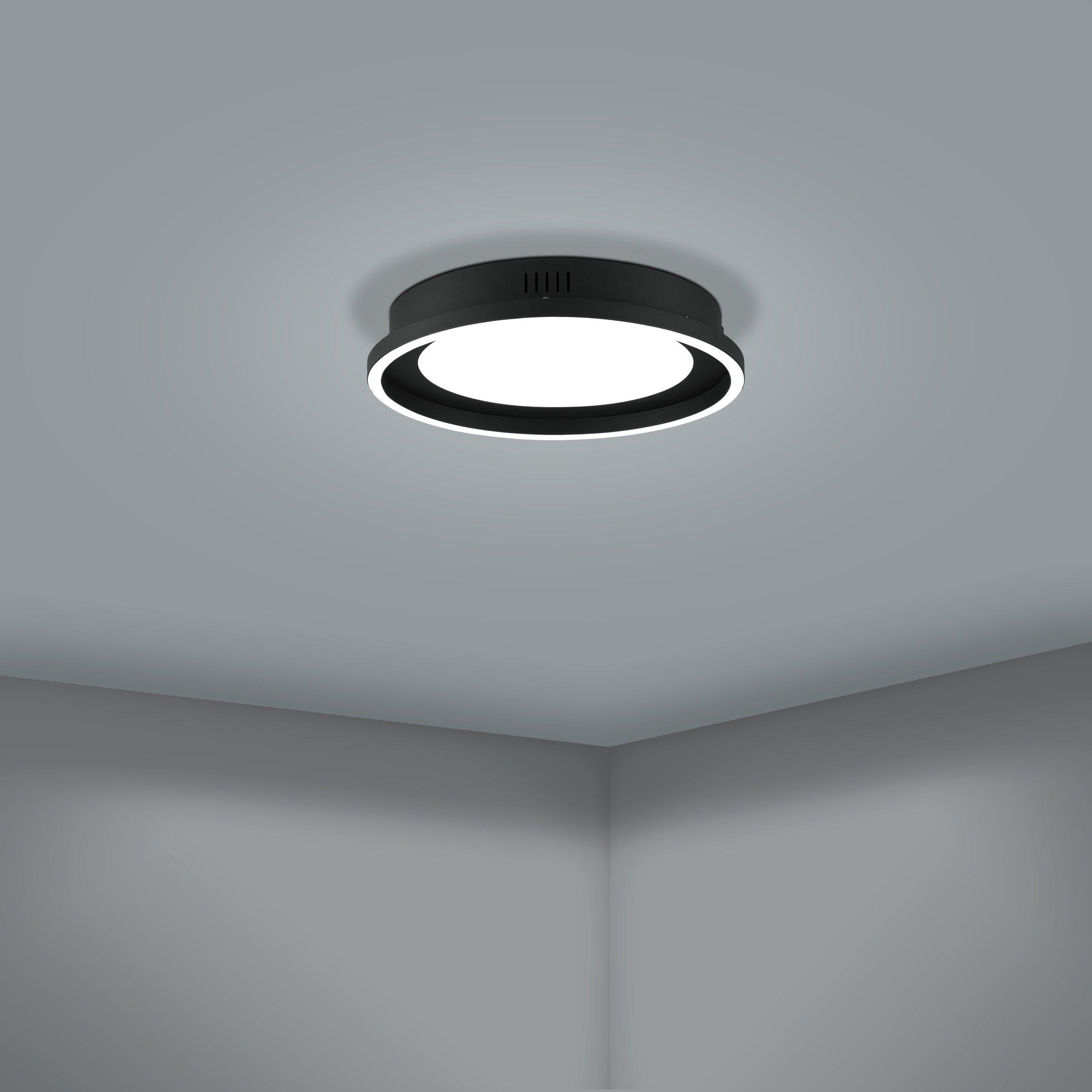 Plafonnier métal noir CALAGRANO LED INT 11,5W