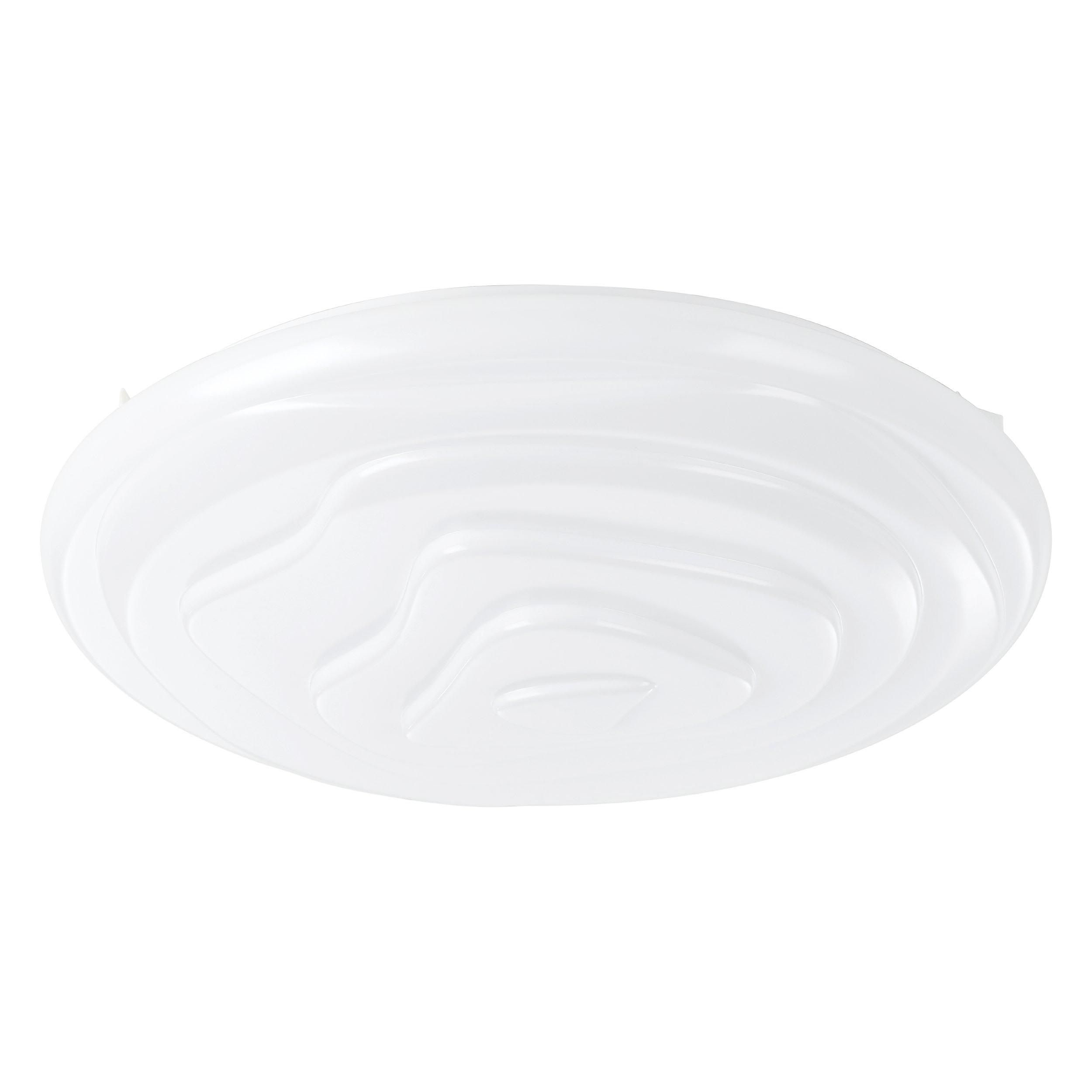 Plafonnier plastique blanc BATTISTONA LED INT 4X2,9W