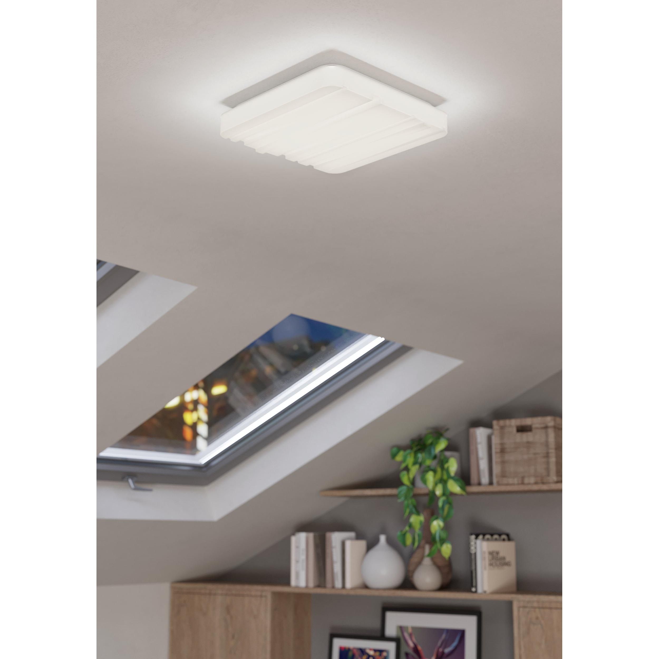 Plafonnier en plastique blanc FERENTINO LED INT 10W