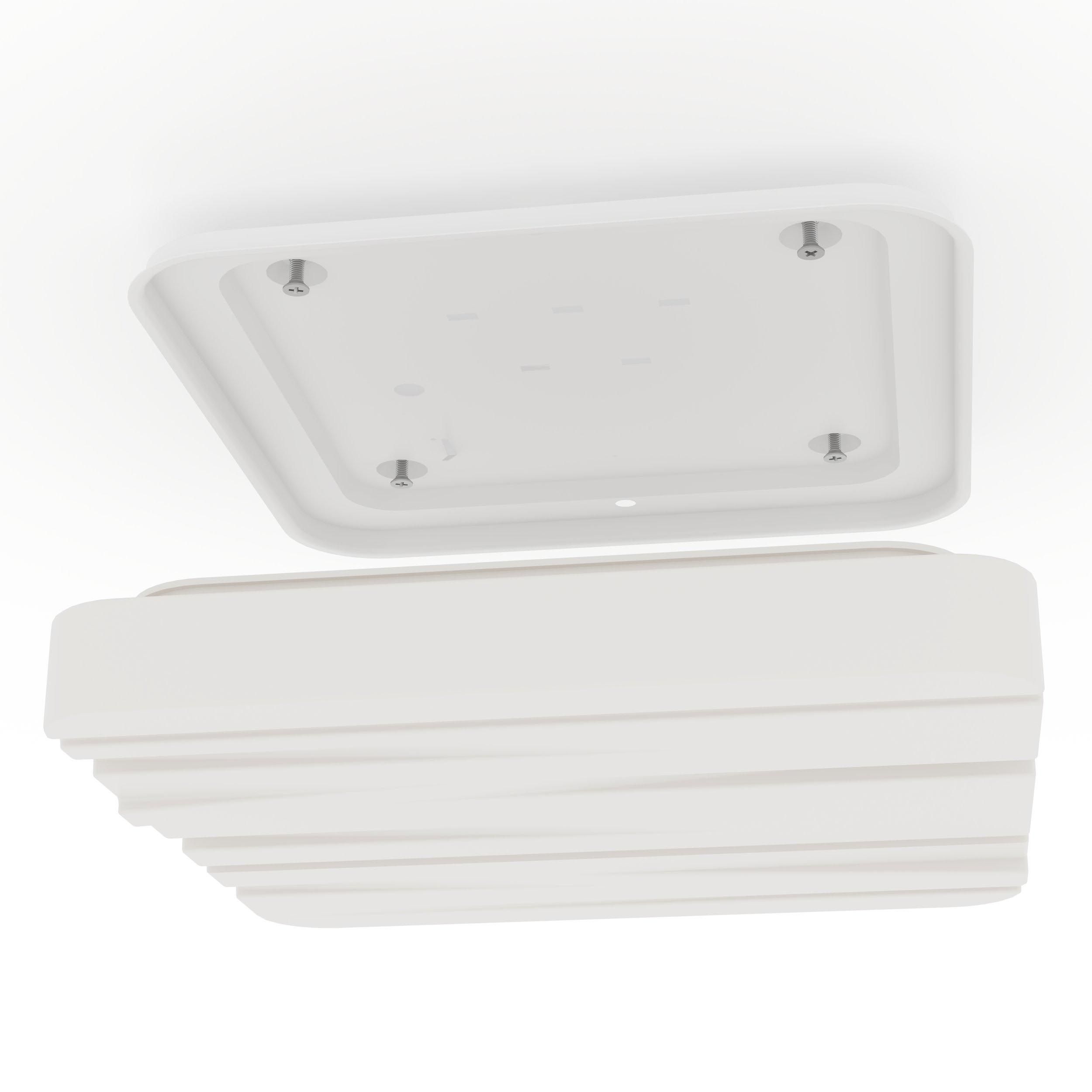 Plafonnier en plastique blanc FERENTINO LED INT 10W