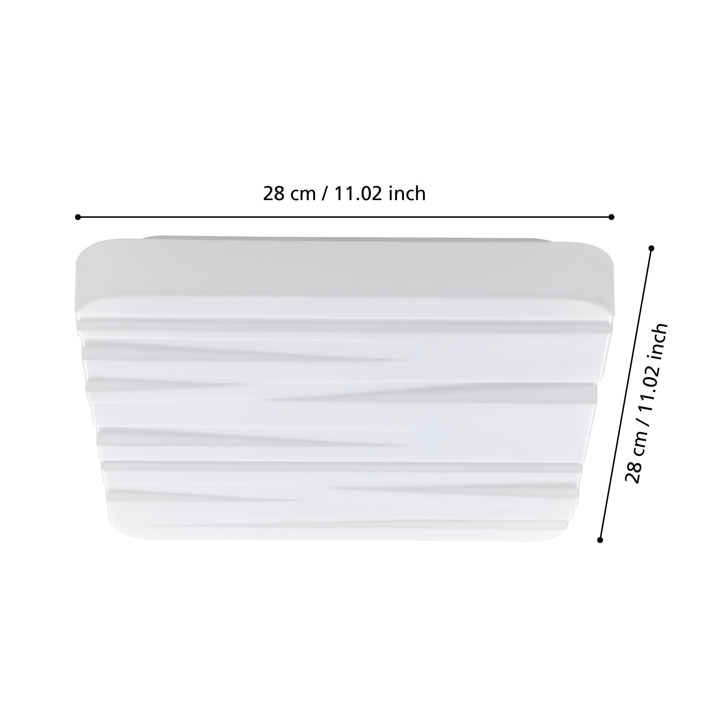 Plafonnier en plastique blanc FERENTINO LED INT 10W