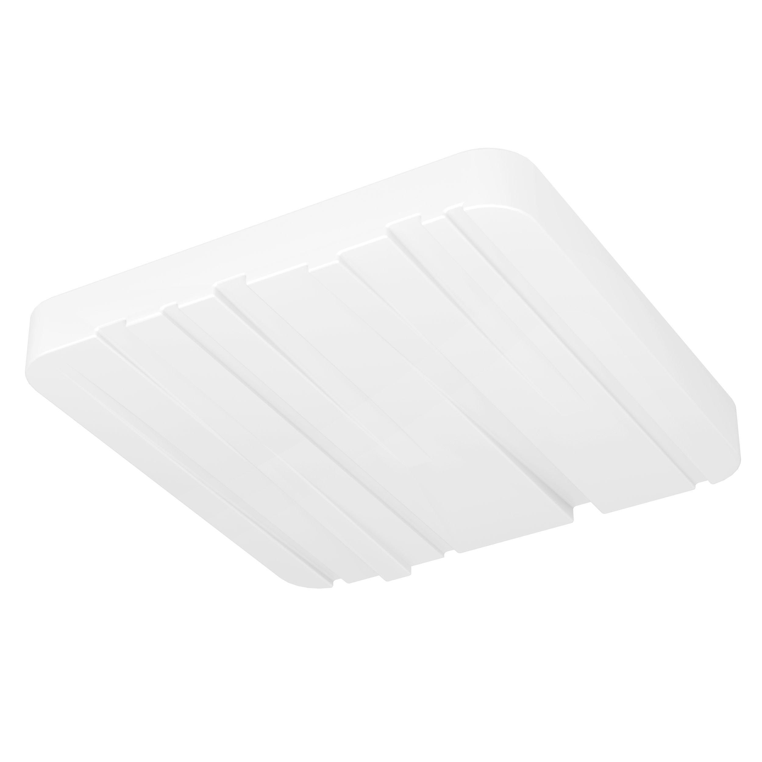 Plafonnier plastique blanc FERENTINO LED INT 4X14,6W