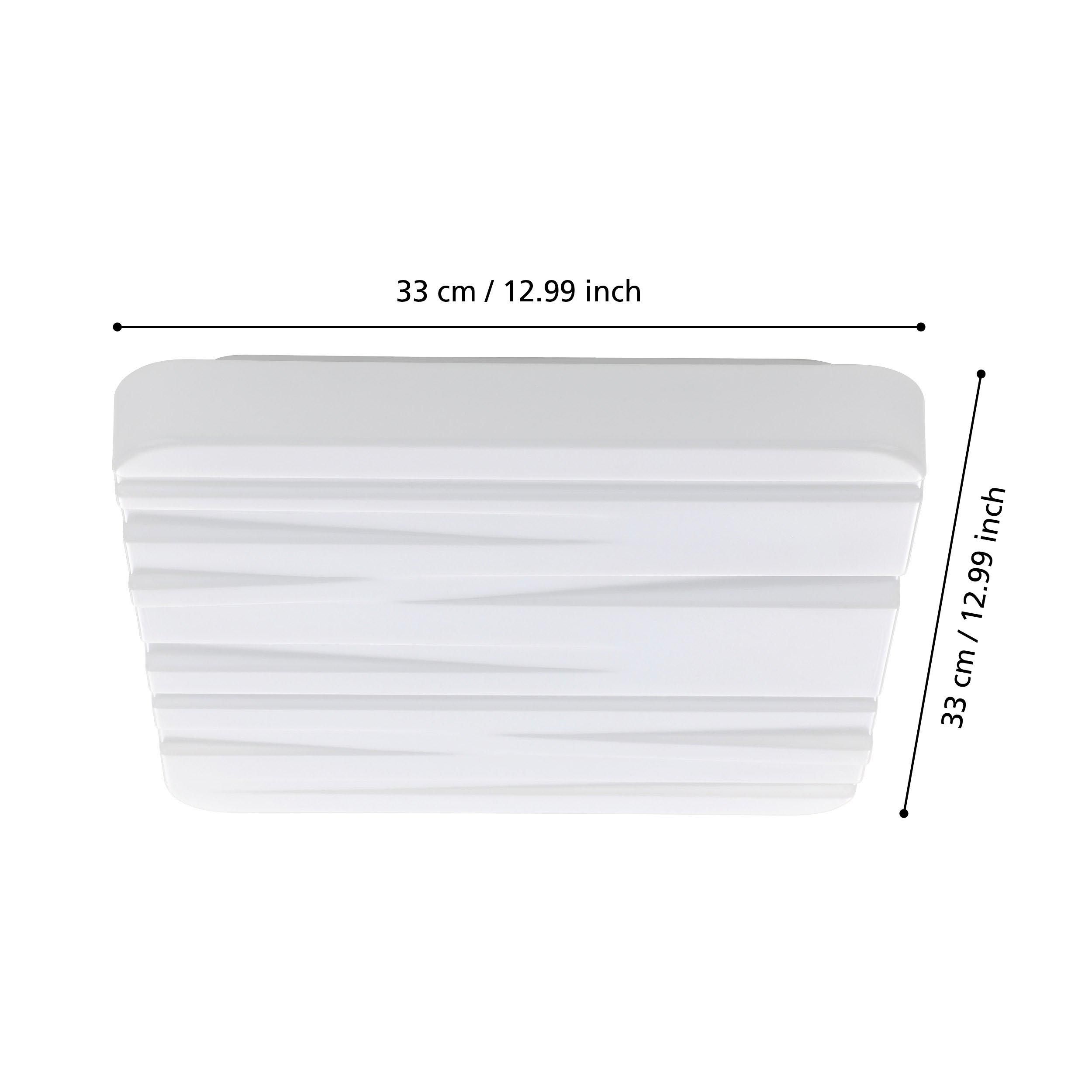 Plafonnier plastique blanc FERENTINO LED INT 4X14,6W