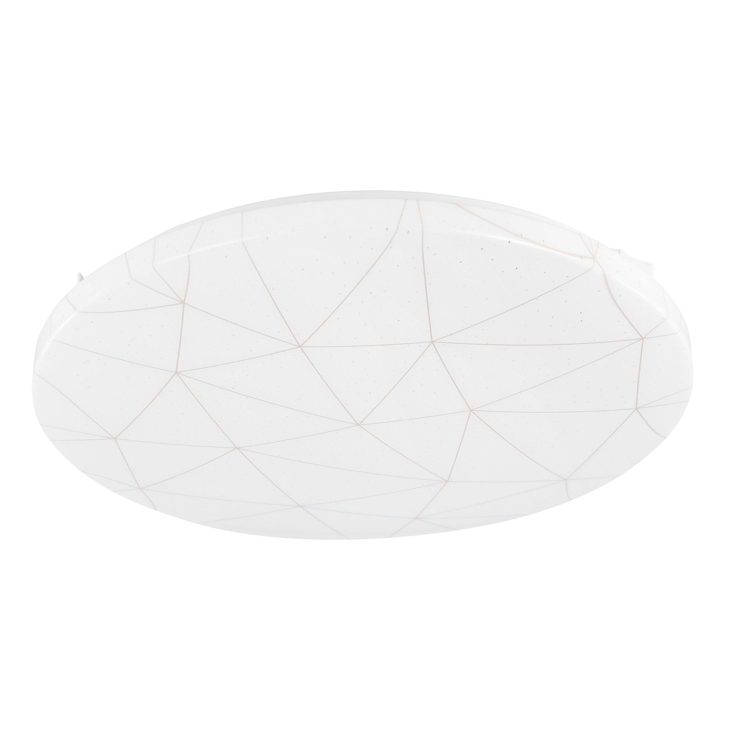 Plafonnier plastique blanc RENDE D38CM LED INT 4X19,5W