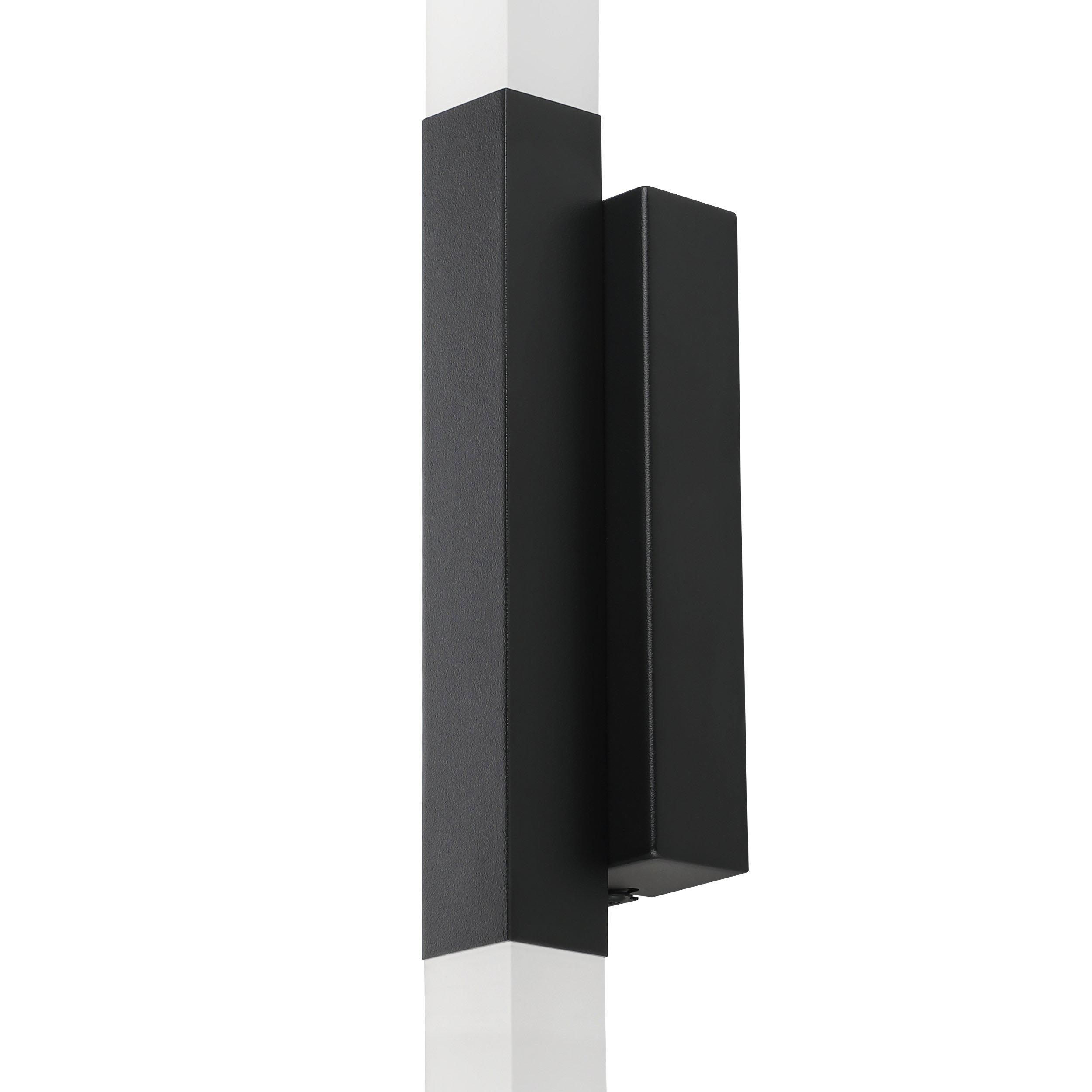 Applique murale métal noir ALCUDIA LED INT 2X5,5W