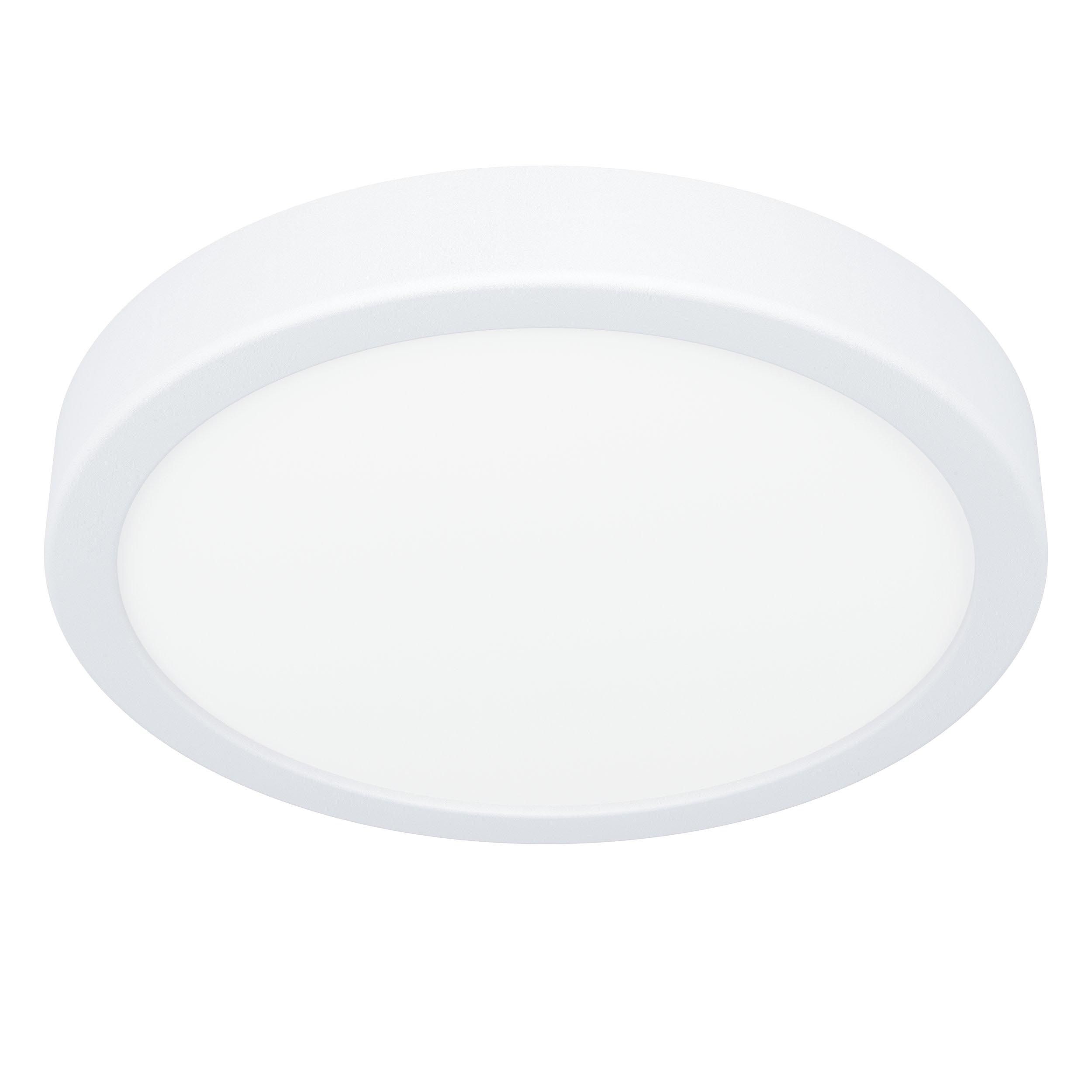 Plafonnier plastique blanc FUEVA 5 LED INT 4X17W