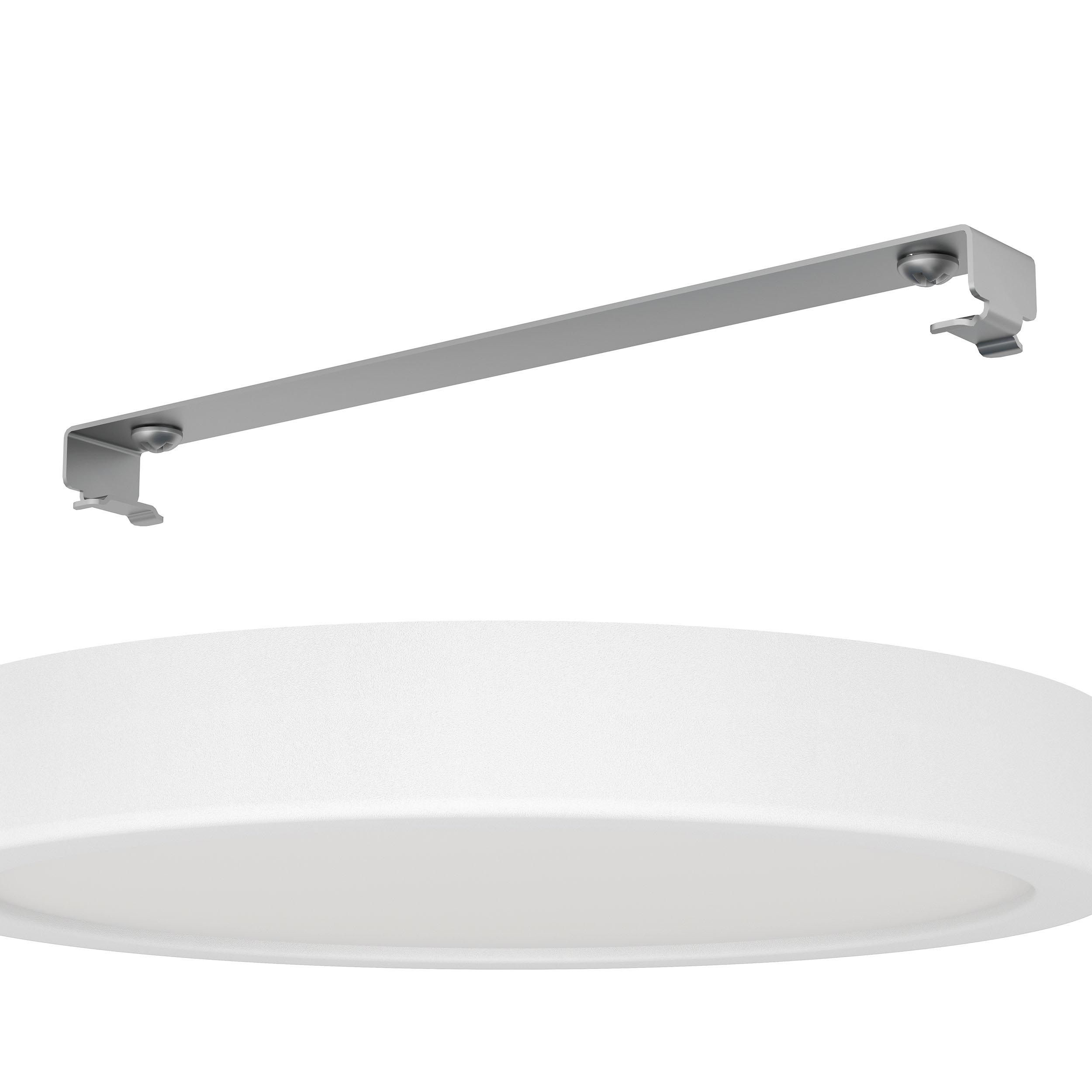 Plafonnier plastique blanc FUEVA 5 LED INT 4X17W