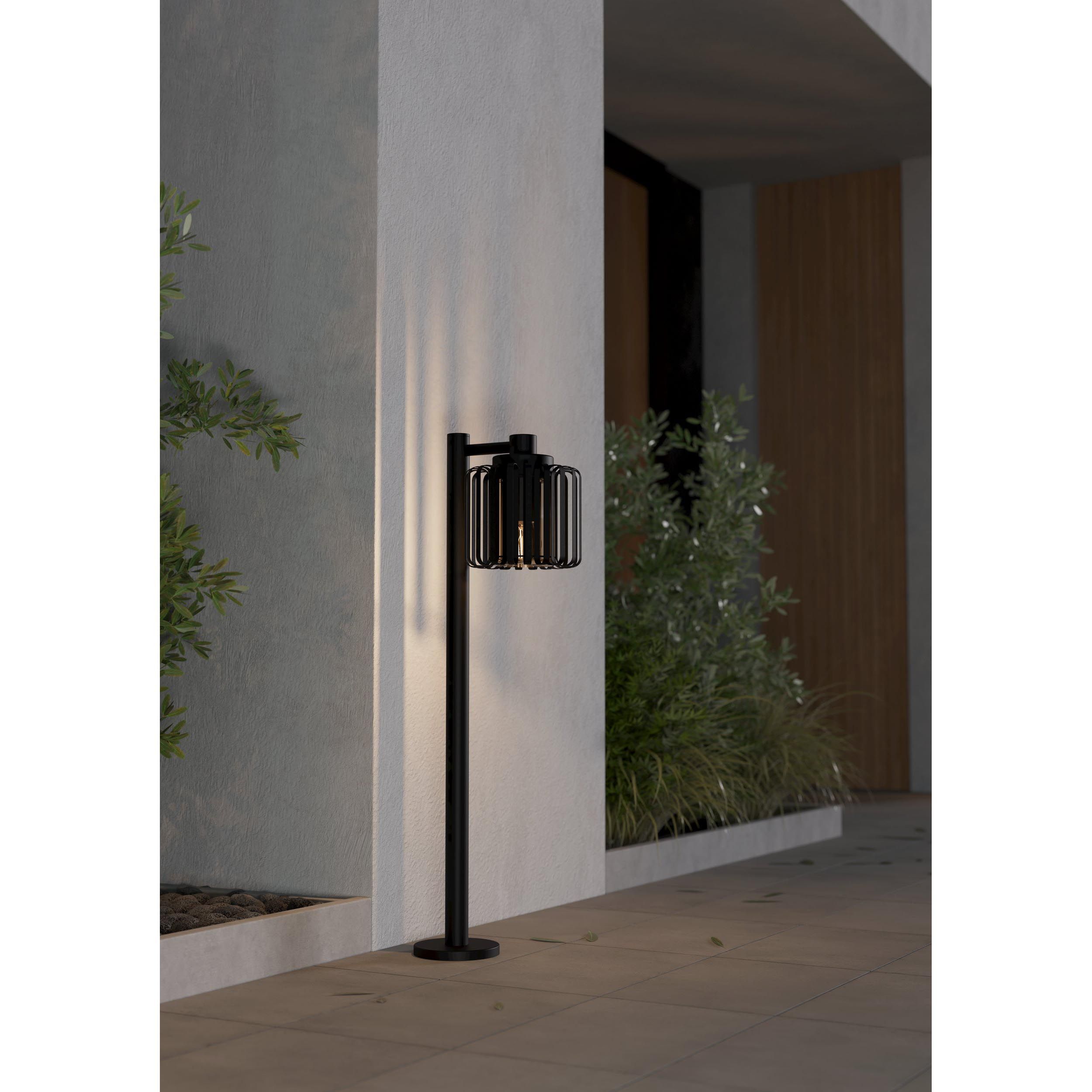 Lampadaire extérieur métal noir SELINUS E27 1X40W