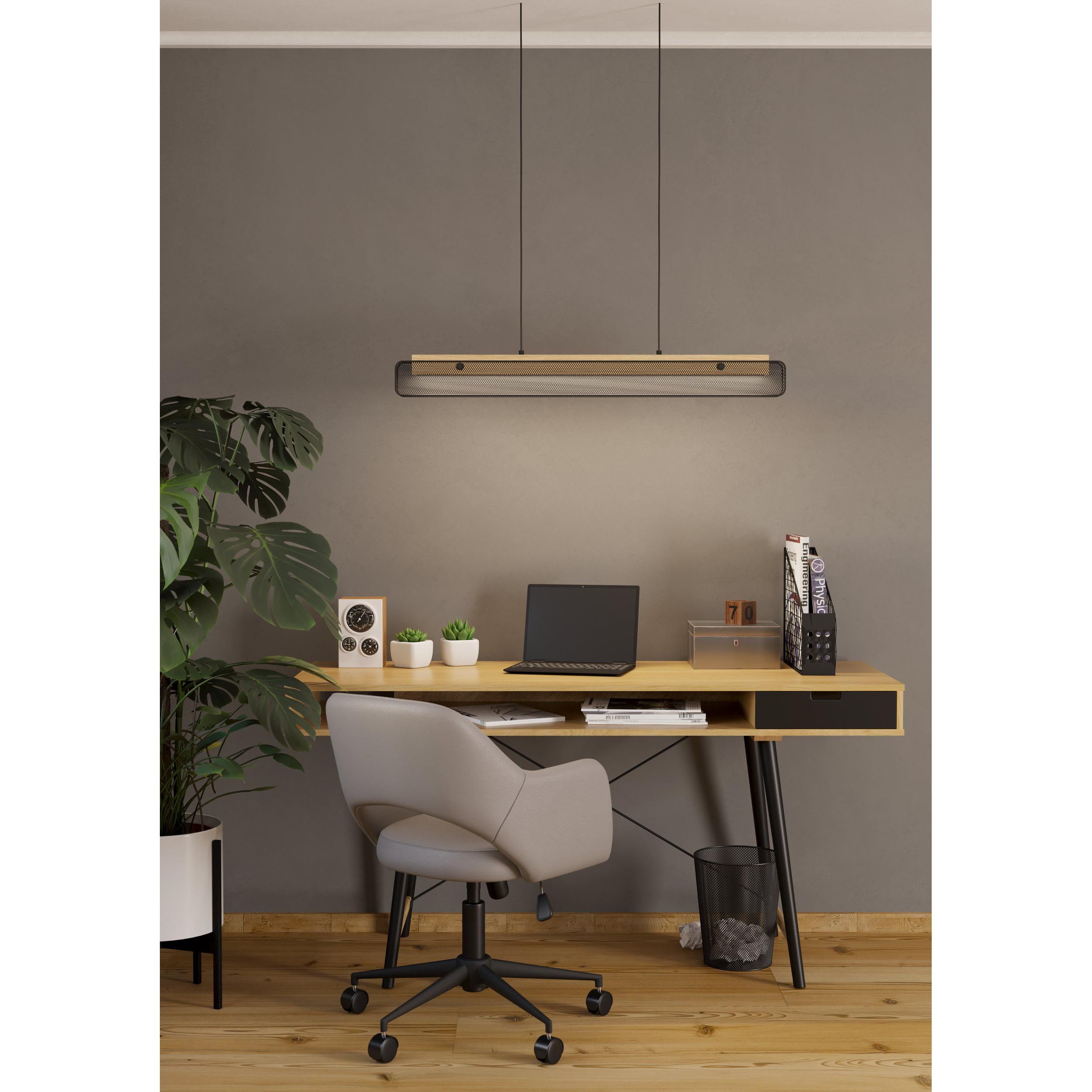 Suspension en bois marron KOKOMO-Z LED INT 34W