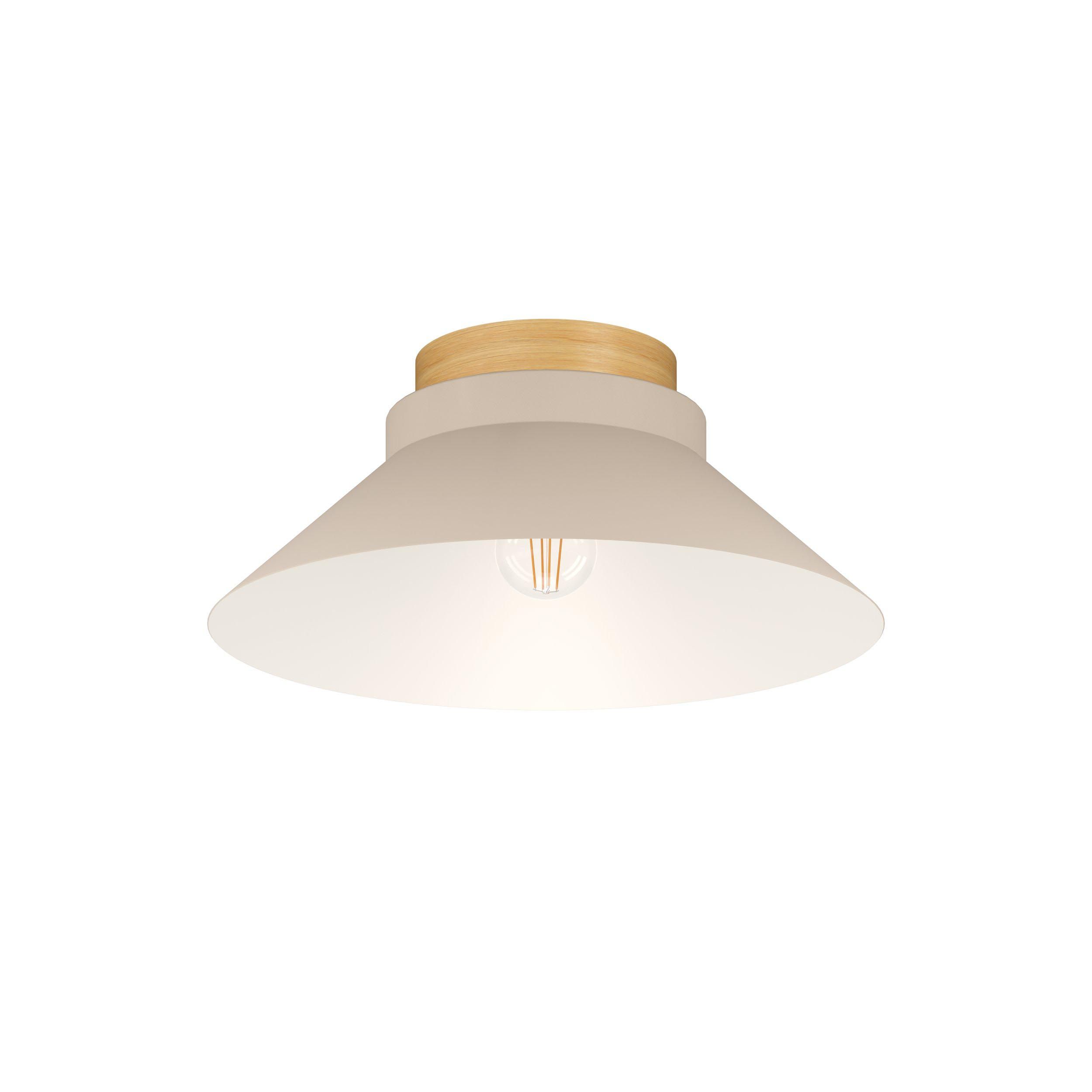 Plafonnier métal beige MOHARRAS E27 1X40W