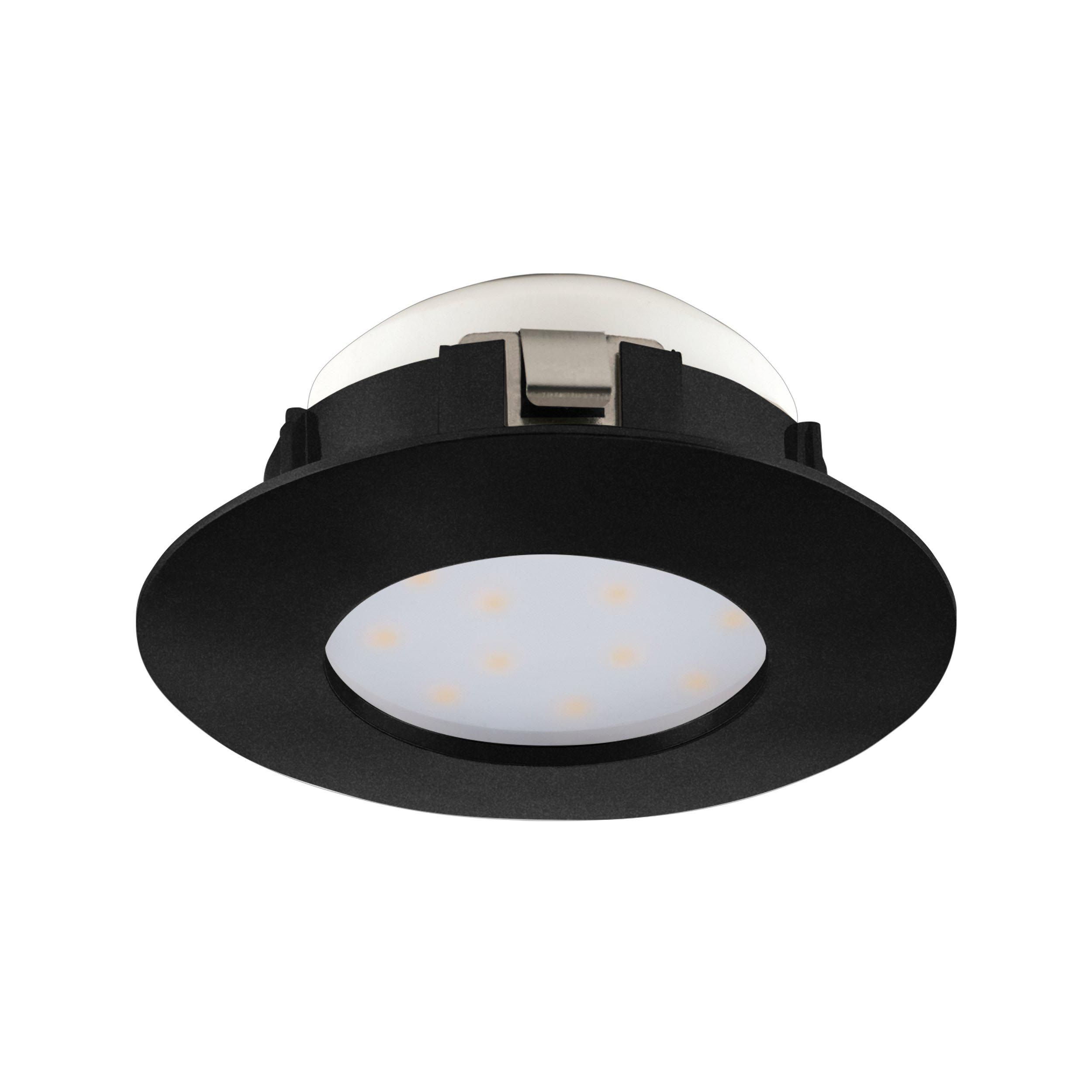 Spot à encastrer métal noir PINEDA LED INT 1X4,9W