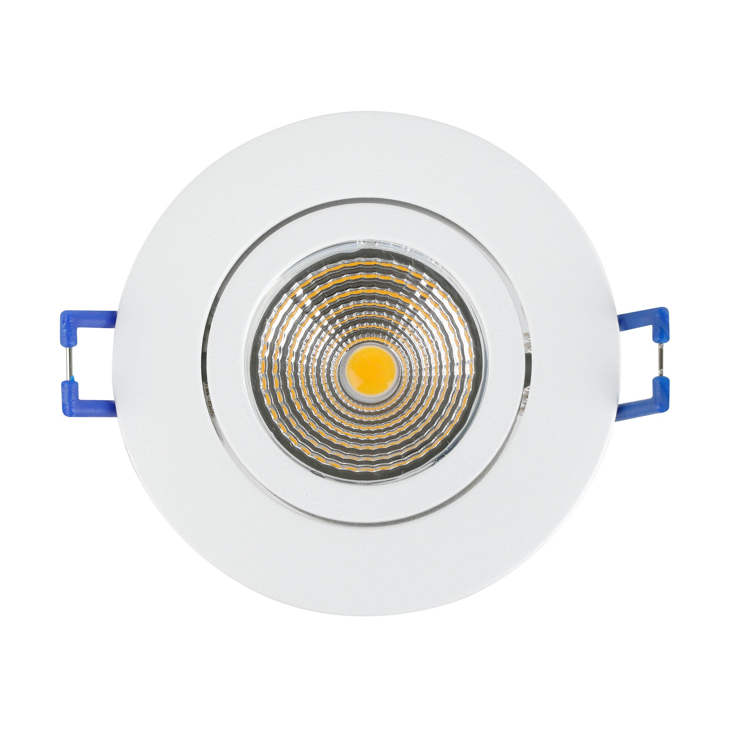 Spot à encastrer métal blanc SALICETO LED INT 3X6W