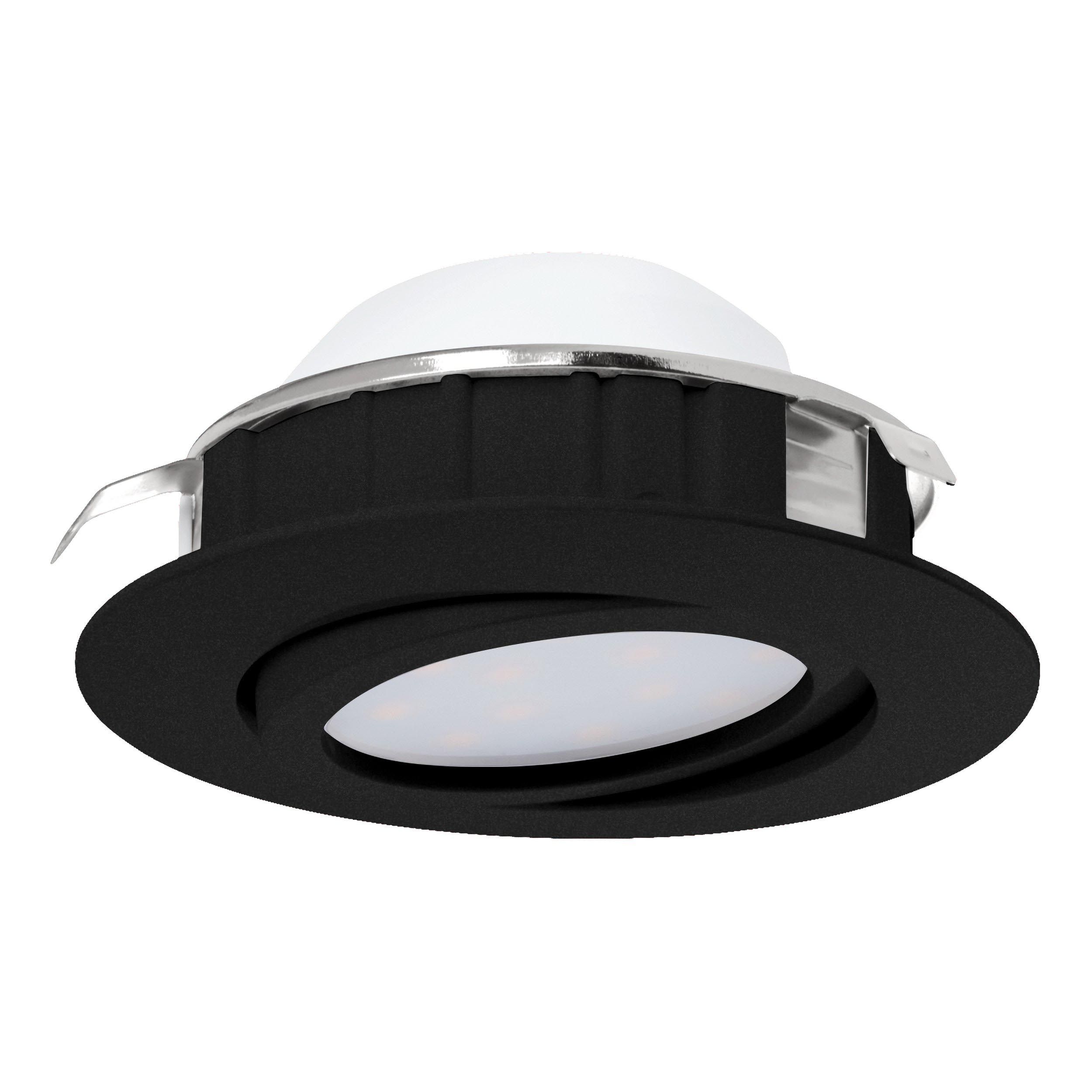 Spot à encastrer métal noir PINEDA LED INT 1X5,5W