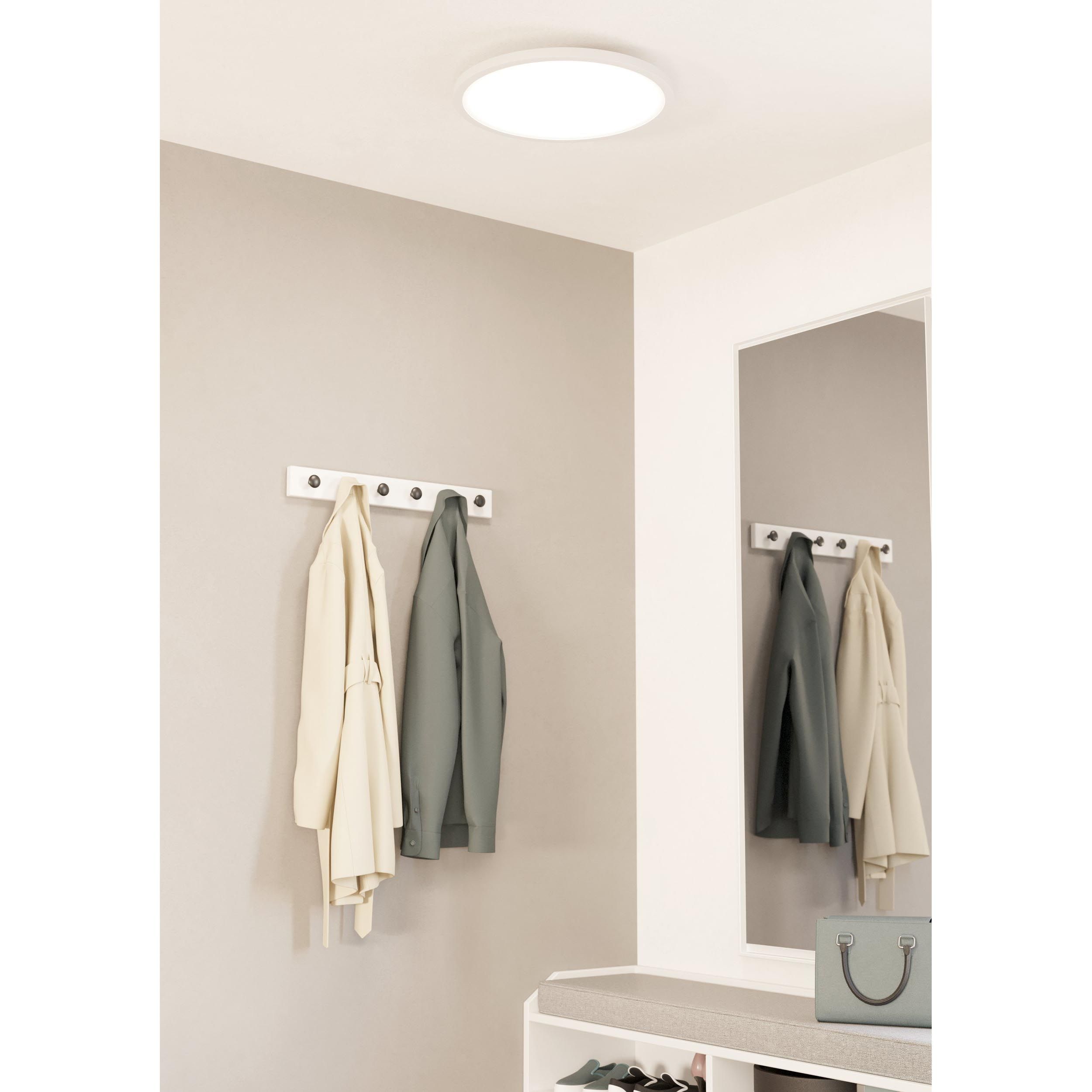 Lustre et plafonnier extérieur métal blanc SARSINA-Z LED INT 2X33,5W