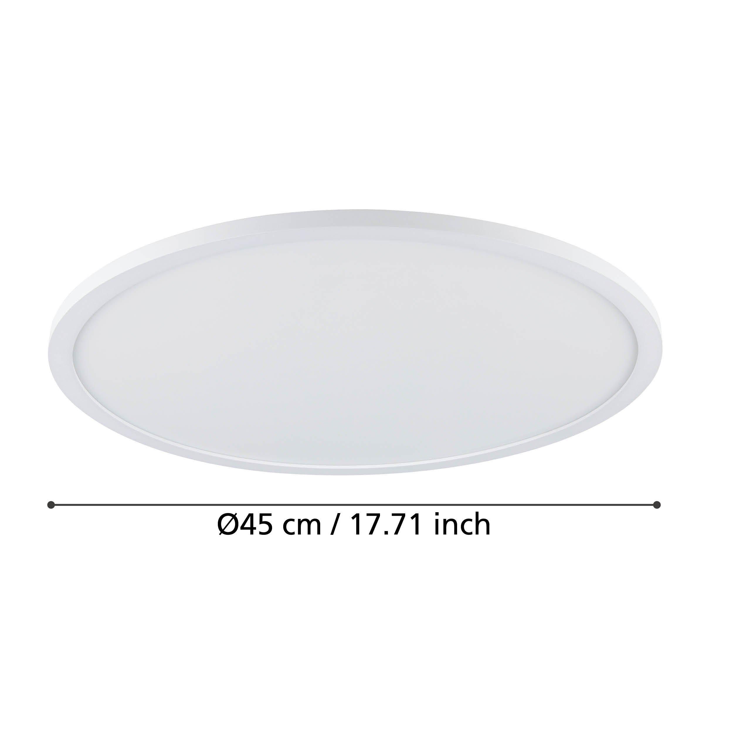 Lustre et plafonnier extérieur métal blanc SARSINA-Z LED INT 2X33,5W