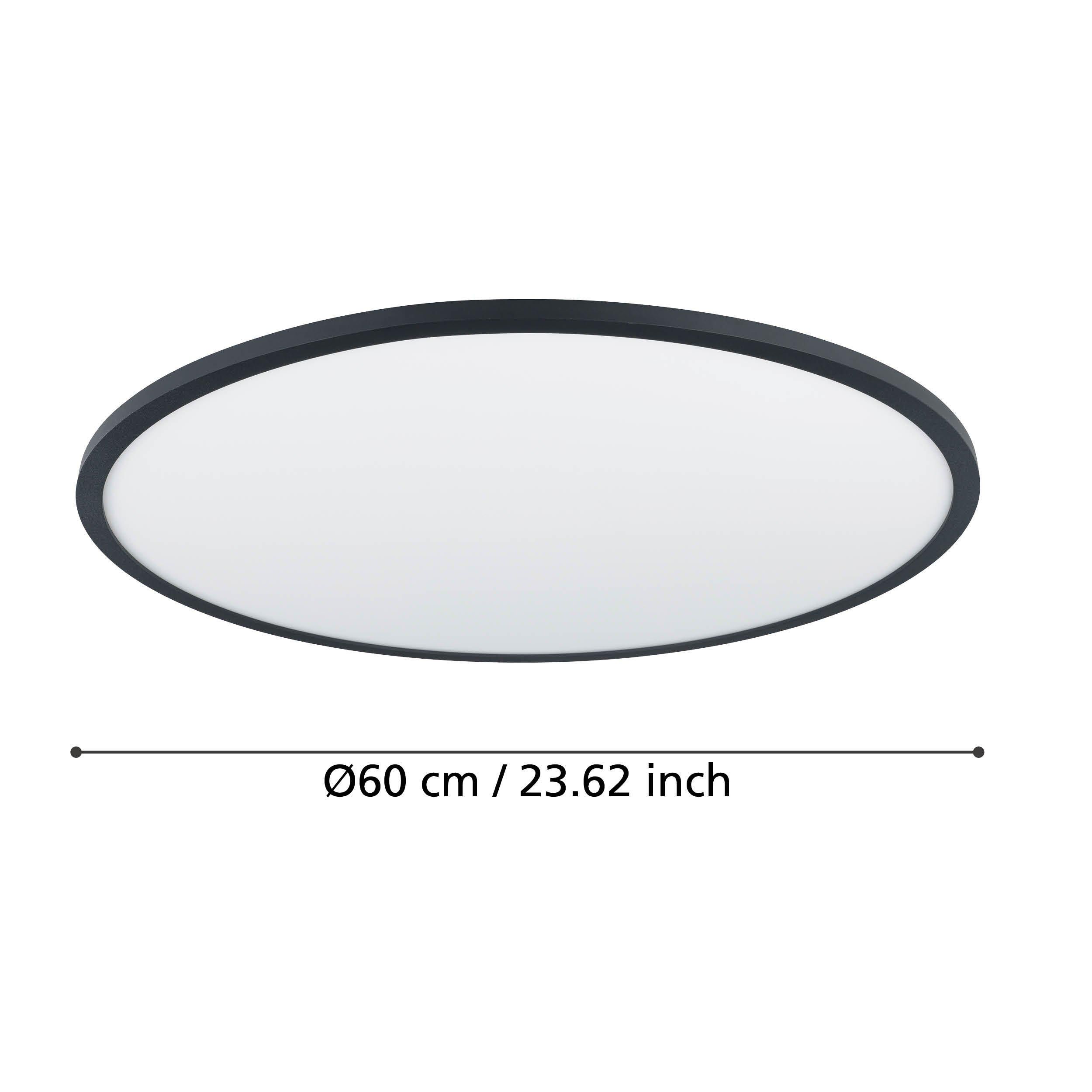 Lustre et plafonnier extérieur métal noir SARSINA-Z LED INT 1X41W