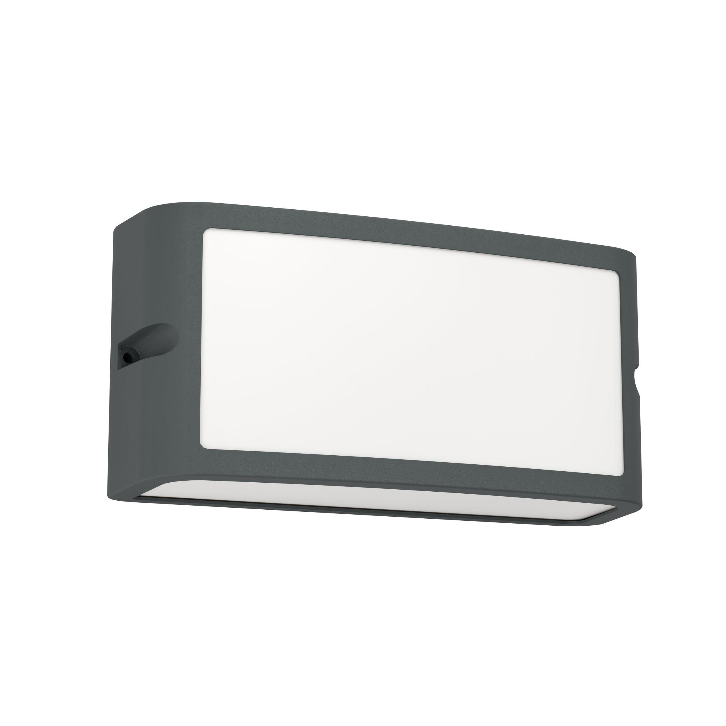 Applique extérieure métal anthracite CAMARDA LED INT 1X10,5W