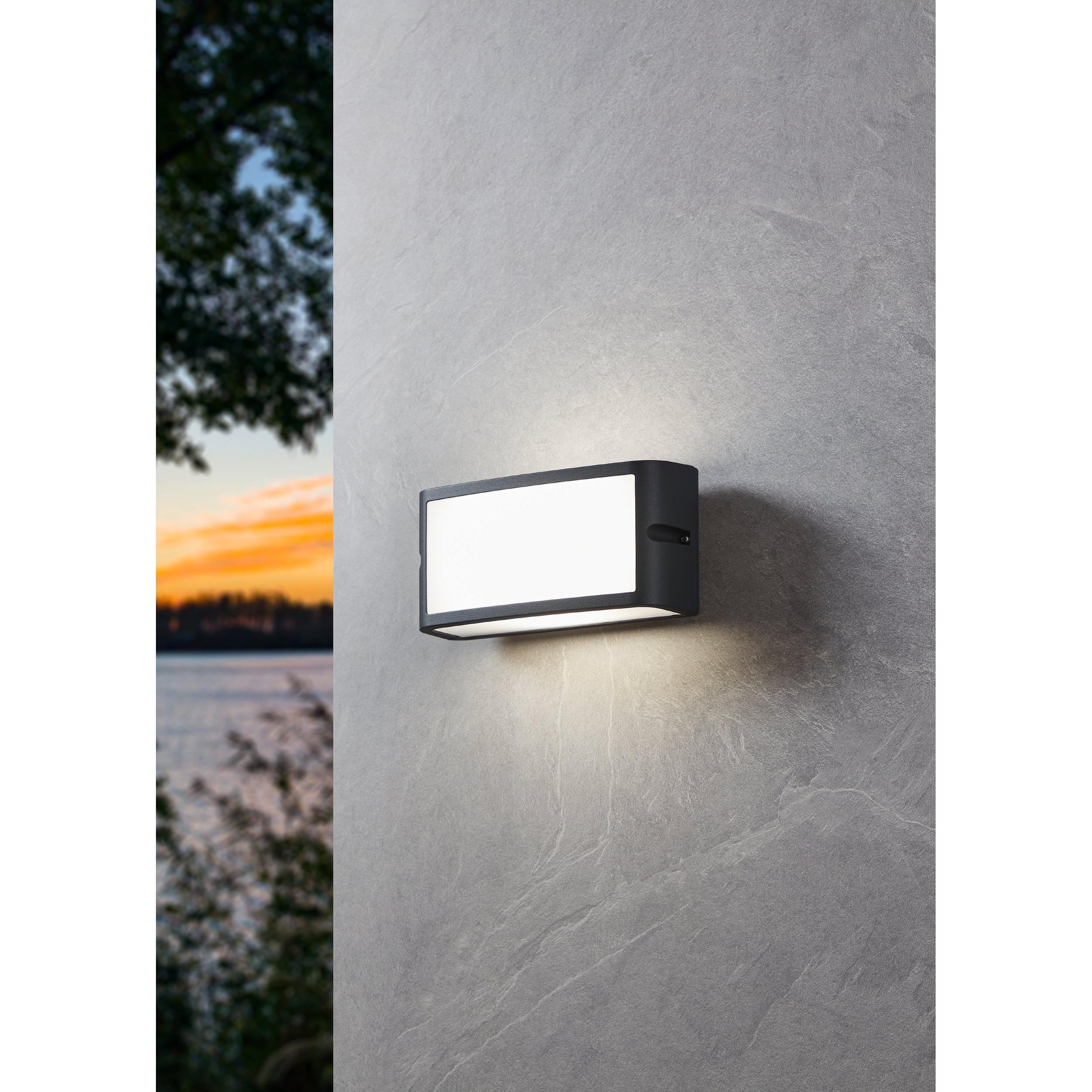 Applique extérieure métal anthracite CAMARDA LED INT 1X10,5W