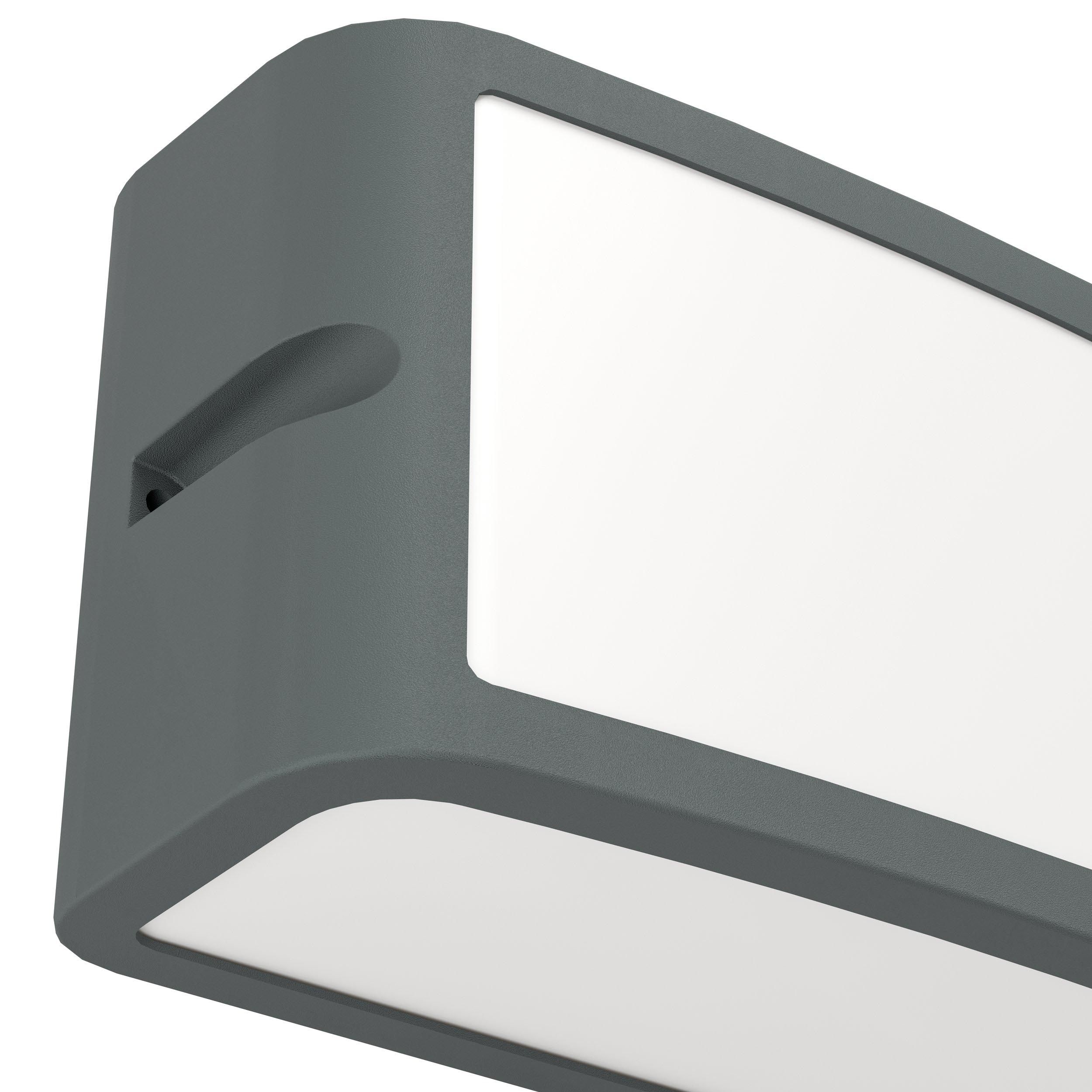 Applique extérieure métal anthracite CAMARDA LED INT 1X10,5W